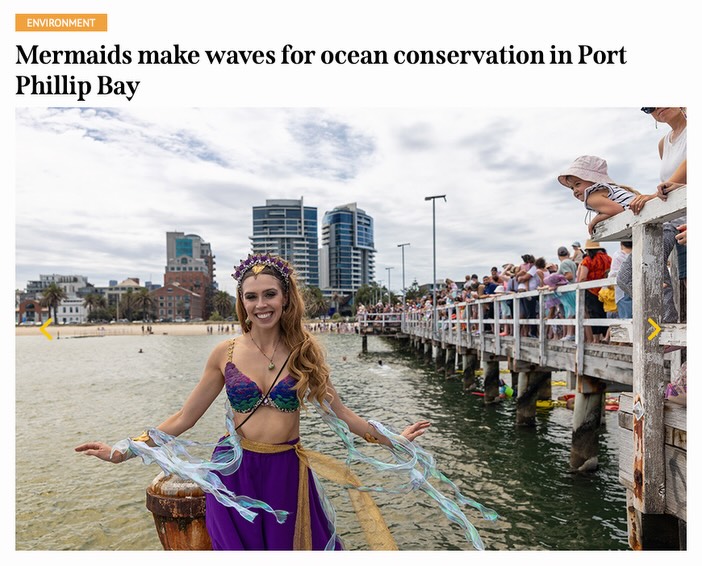Thereโs something powerful in the type of storytelling that moves people, and sometimes, it takes a mermaid tail to do it ๐ง๐ผโโ๏ธ
Honoured to be featured in @southbanknews following @mertopiamermaids ocean conservation event in the @cityofportphillip last month, for the annual @cleanupaustralia day. What begins as a moment of wonder, with real mermaids emerging from the water, becomes a powerful platform to reach the youngest generation of ocean guardians. A unique way to spark meaningful conversations around protecting our marine environments and cleaning up our beaches ๐ ๐โป๏ธ
Grateful for the incredible turnout and to everyone who showed up, engaged, and helped us remove over 15kg of rubbish from the shoreline ๐ซถ๐ป๐ซ
Read the full article via the link in bio.
Photos by @annakomphoto for @southbanknews
Event sponsored by @myagentrealestate
#MermaidTarielle #OceanConservation #PortPhillipBay #EnvironmentalEducation #ProfessionalMermaid