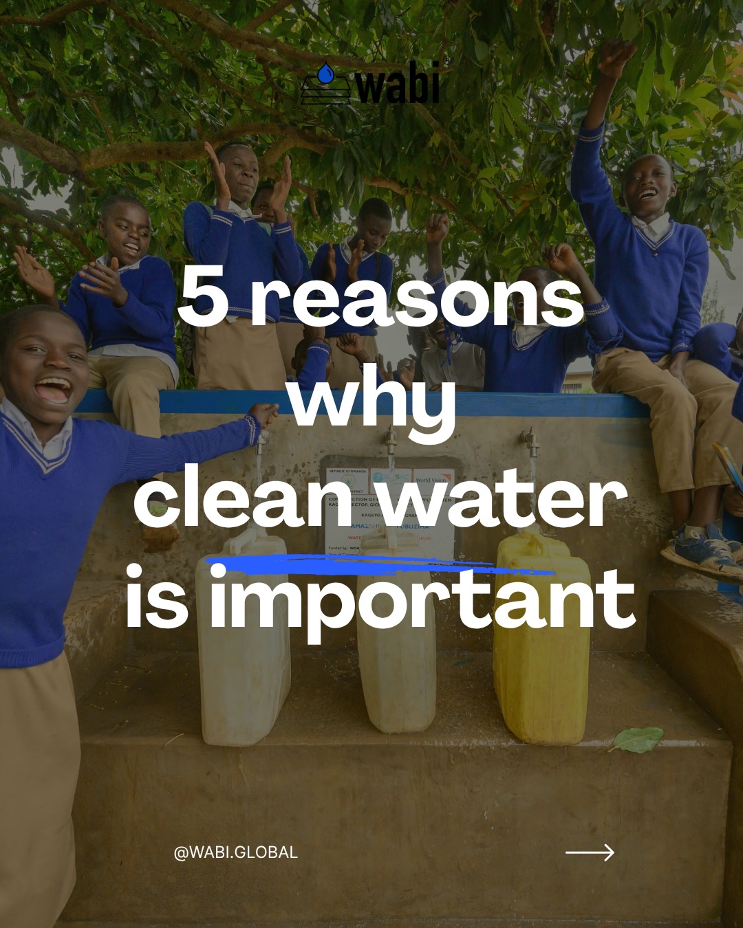 Most people don’t think twice about the water they drink.
But for over 2.2 billion people,
it’s not something you can take for granted.
It shapes how people live,
how children grow,
and what opportunities are possible for flourishing communities.
These aren’t just numbers —
they reflect a reality experienced every day.
At Wabi, we focus on one thing:
making water safe.
Because access shouldn’t depend on where you are born.
Follow the journey and learn more about how we do this → @wabi.global
#cleanwater #potablewater #sustainability #climatechangeaction #waterfilter
