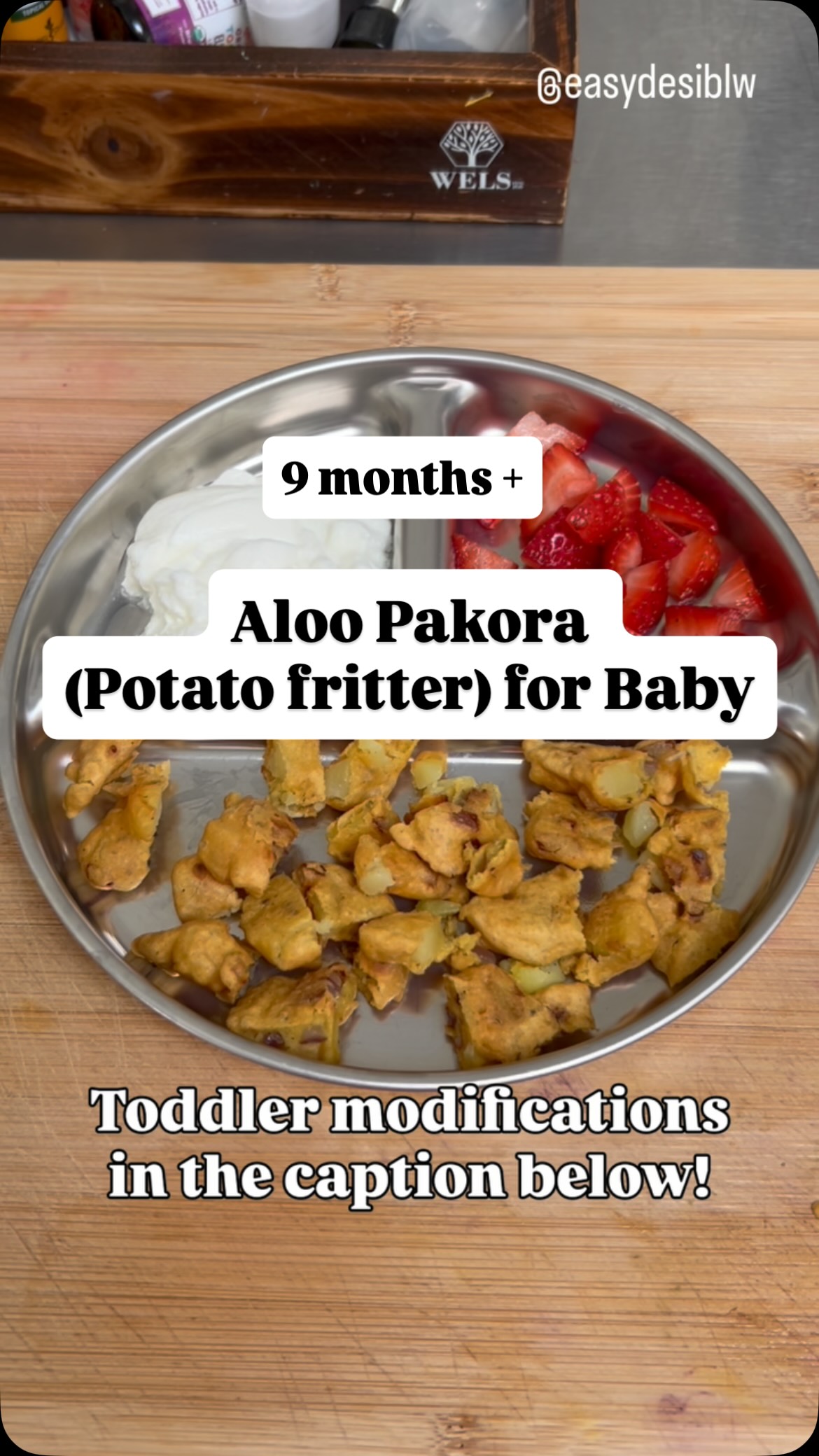 Aloo Pakora for Babies & Toddlers 🥔👶 (9 Months+)
Yes — pakoras can absolutely be part of your baby’s diet.
This is one of those feel-good, rainy day meals that works for the whole family.
When can babies have this?
• 9 months+: soft, well-cooked pakora pieces (easy to hold + mash)
⚠️For younger babies (6–12 months):
• No added salt
• No red chili
• No black pepper
For 12 months+:
• Add a pinch of salt + black pepper
❌ Avoid red chili powder until at least 18 months
Cooking options 🔽
If you’re worried about frying, you can:
• Shallow fry
• Air fry
• Bake
Personally, I like to use a small amount of olive oil and make a quick batch for the family.
Potatoes are actually a staple in many Indian households — especially vegetarian ones. They provide:
✨ Energy (carbohydrates)
✨ Contain potassium + vitamin C
✨ Soft and easy to eat for babies
They may not be trendy, but they’re definitely a hero ingredient when used as part of a balanced diet.
You can also boost nutrition by adding:
• Spinach
• Onion
• Carrots
• Any veggies you have on hand
How to serve🔽
✅Serve with:
• Soup
• Yogurt or raita
• Chutney or sauce
• Fruit on the side
This turns it into a complete, balanced meal.
One recipe for you.
One recipe for your kids.
That’s how feeding becomes sustainable.
Because it’s all about consistency over perfection.
➡️ Comment “PAKORA” and I’ll send you the full recipe
✨ Save this for your next cozy meal idea
#pakora #babyfoodideas #toddlermeals #indianbabyfood #startingsolids familymeals comfortfood vegetarianmeals feedingbabies consistencyoverperfection