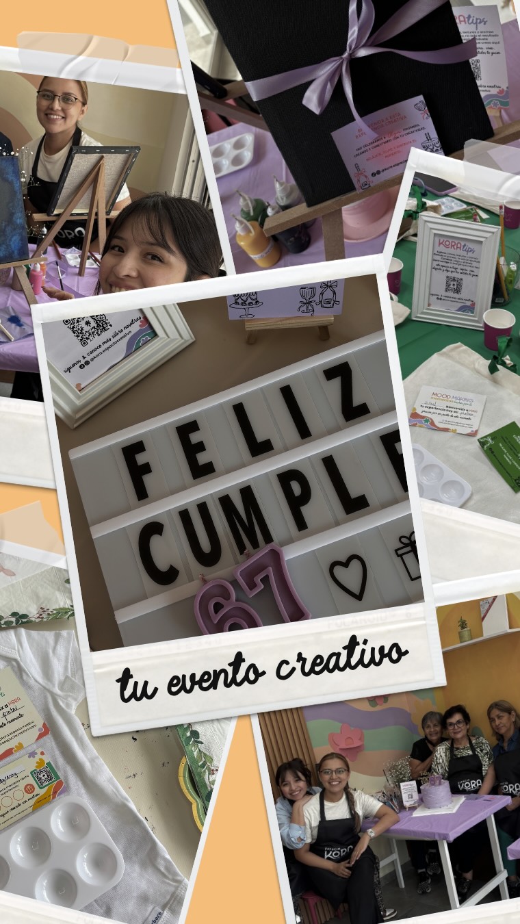 No sabías, mejor dicho! 🙂↔️
En @kora.espaciocreativo tenemos 2 opciones de paquetes para que festejes con tus besties 🫰🏻 aquí con nosotras: creando, relajándote y disfrutando 😍
Mándanos DM para compartirte más info 🫰🏻
#espaciocreativo #quehacerenveracruz #experienciascreativas #planescreativos #conkora