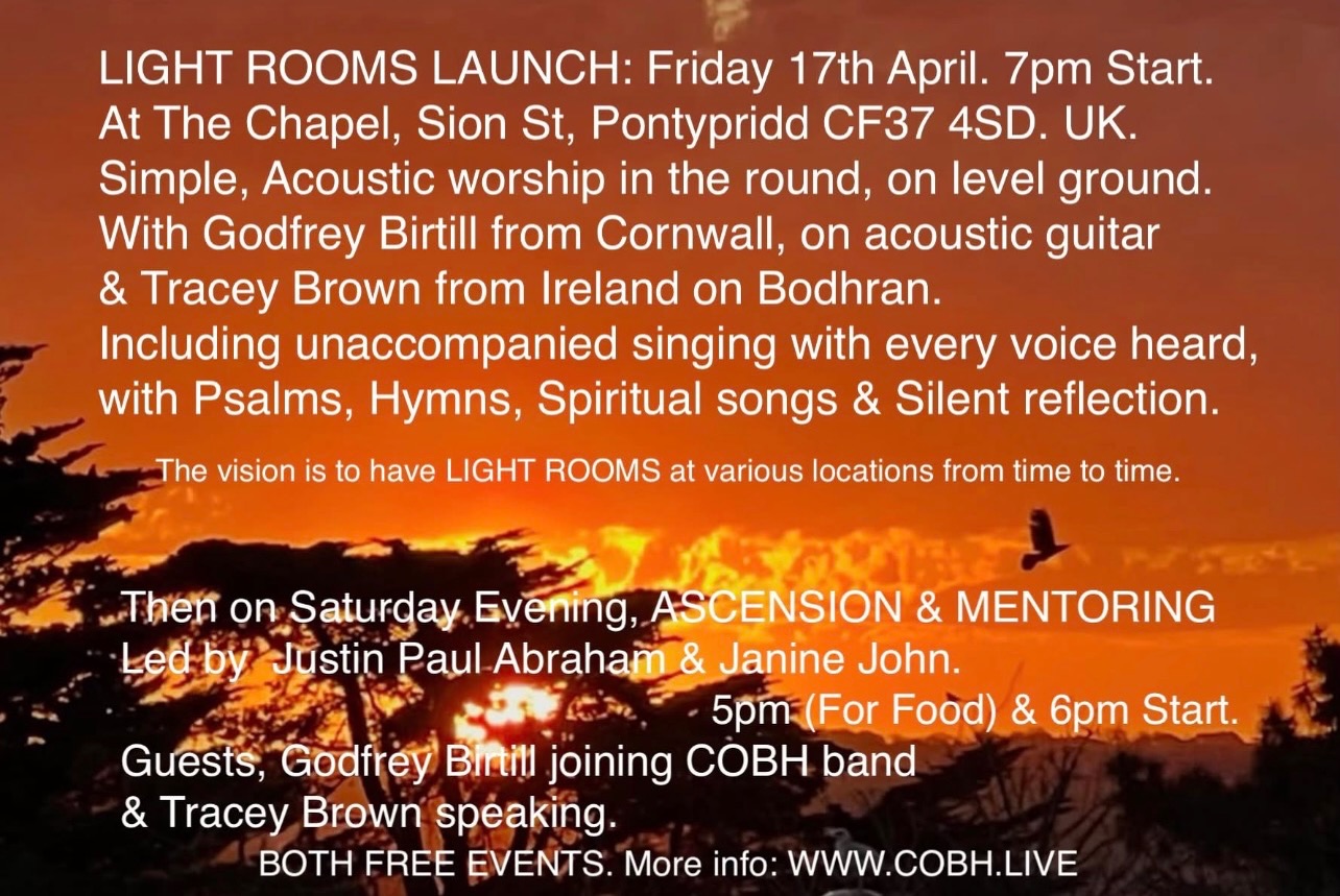 Looking forward to this next Friday & Saturday night. 17th & 18th April. Friends coming from Switzerland, Sweden & around the UK.