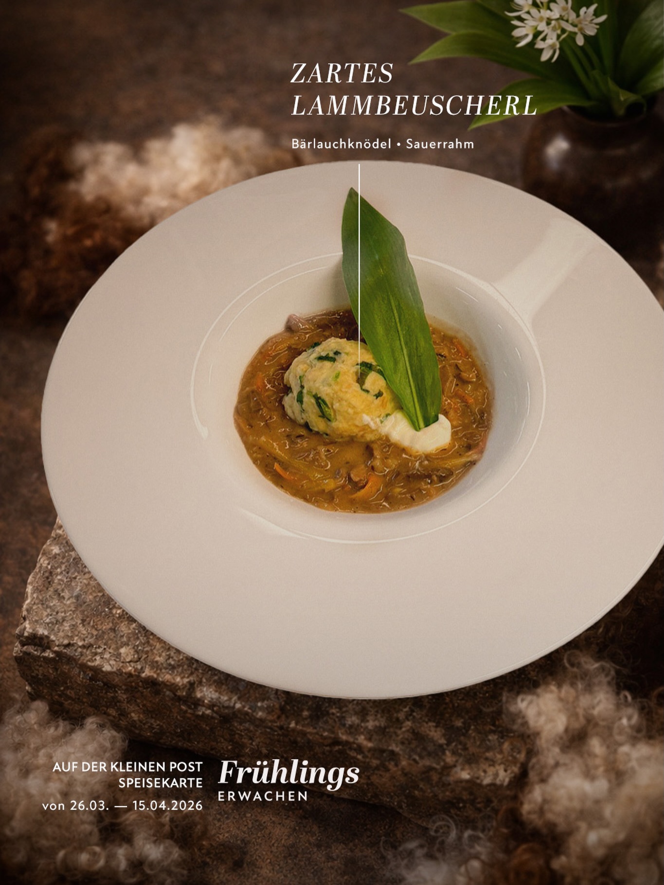 Mut zur echten Wirtshausküche. 🐑❤️
Unser zartes Lammbeuscherl ist kein Gericht für nebenbei, sondern eines für Genießerinnen und Genießer, die das Besondere suchen. Ein hochwertiges Gericht, das in der Zubereitung viel Aufmerksamkeit und Sorgfalt verlangt und gerade deshalb mit seinem feinen, vielschichtigen Geschmack begeistert. Dazu Bärlauch-Semmelknödel und Sauerrahm, die dem Ganzen einen wunderbaren Frischekick verleihen.
Erhältlich in kleiner Vorspeisenportion oder in Hauptspeisengröße – für alle, die sich behutsam herantasten möchten, und für Kenner, die genau wissen, warum sie es lieben.
Ein Teller mit Persönlichkeit: ehrlich, hochwertig und absolut einen Versuch wert.
Klickt rein und lasst euch auf etwas Besonderes ein. 🌿