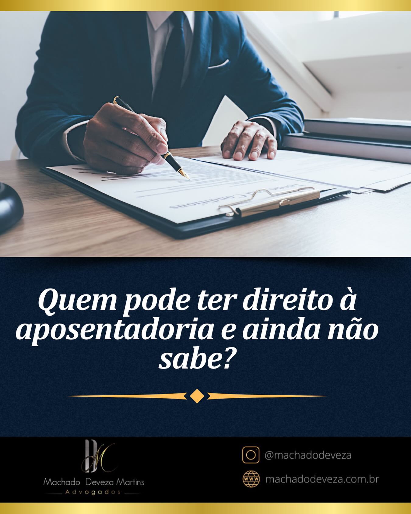 Muitas pessoas acreditam que ainda não podem se aposentar, quando na verdade já possuem requisitos suficientes ou caminho viável para um benefício melhor.
Uma análise previdenciária bem feita pode identificar:
☑️ tempo de contribuição não reconhecido;
☑️ períodos especiais;
☑️ averbações pendentes;
☑️ direito adquirido;
☑️ possibilidade de revisão ou planejamento previdenciário.
No Direito Previdenciário, não basta “pedir”. É necessário verificar qual é a melhor regra, qual benefício é mais vantajoso e quais documentos fortalecem o requerimento.
Planejamento previdenciário evita prejuízos e decisões apressadas.
Aposentadoria não deve ser tratada no improviso.
#DireitoPrevidenciario #Aposentadoria #INSS #PlanejamentoPrevidenciario #BeneficioPrevidenciario