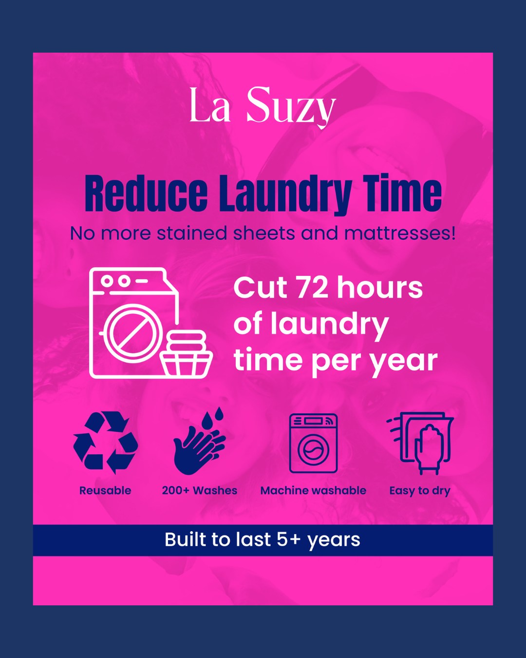 Created for your convenience, comfort and peace of mind, our La Suzy Period Mat lets you focus on rest, not worry – cycle after cycle.
#LaSuzy #PeriodProud #SustainablePeriods #BetterPeriods #MenstrualHealth #PeriodTalk #SustainablePeriods #PeriodCare #ReusablePeriodMat #EcoFriendlyLiving #PeriodRevolution #PeriodPositivity #SelfCare #WomenEmpowerment #HealthAndWellness #FeminineCare #MenstrualHealth #PeriodTalk #EndPeriodPoverty #PeriodProblems #PeriodSupport #ThatTimeOfTheMonth #CycleSyncing #PeriodStruggles #PMSRelief #FlowWithConfidence