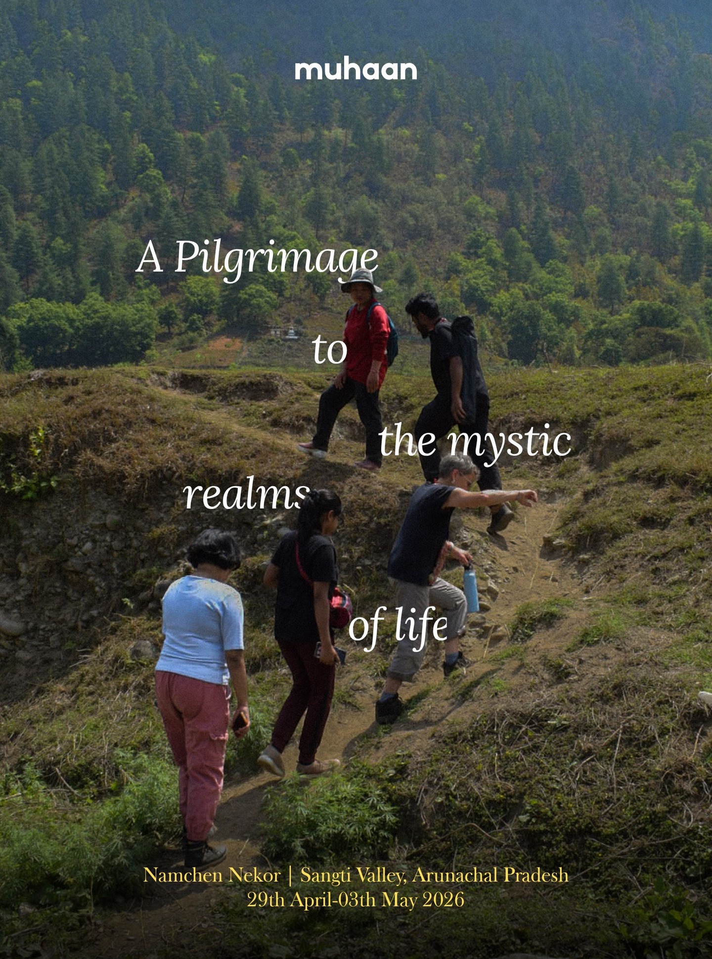 Namchen Nekor is centred around an age old ritual followed by the Monpas of Sangti.
Every year on Buddha Purnima, they journey to a sacred hill known as Namchen — a place believed to have been meditated upon by Guru Padmasambhava.
There is also a belief that Namchen exists as a portal to another realm — a world that coexists with ours, but one we cannot fully perceive. Some say there is an invisible village here. The hill itself begins to feel like a monastery, with rocks and formations resembling entrances, crowns, even statues — as if the landscape was always sacred, even before monasteries were built.
For generations, sages and monks have come here to meditate. The journey, however, is not solitary — it is deeply communal. People walk together, sing, share food, and apply rice powder on each other’s faces — a gesture of joy and connection.
Towards the end, you pass through caves. It is believed that if you are pure, you will not get stuck, and when you emerge, your past mistakes are cleansed. There is also a narrow passage, referred to as the womb — you pass through it and emerge again, symbolising rebirth.
The entire journey holds many layers — of life, death, forgiveness, and renewal. It quietly asks you to reflect on your own past, and what it means to let go and begin again.
What stands out is that everyone walks — young and old. Whether fully understood or simply followed, the ritual continues. And in that, the belief continues to live.
#namchennekor #sangti #monpaculture #buddhapurnima #padmasambhava
#arunachalpradesh #northeastindia #himalayanculture #sacredlandscapes
#livingtraditions #indigenousknowledge #oraltraditions #culturalcontinuity
#spiritualjourney #sacredjourneys #rituals #pilgrimage
#slowtravelindia #meaningfultravel #experientialtravel
#communitytourism #responsibletourism #traveldeeper
#storiesofindia #hiddenindia #indianhimalayas