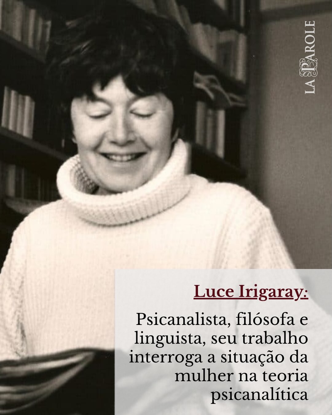 Vamos ler juntas “Este sexo que não é só um sexo”?
Nesse livro Luce Irigaray articula psicanálise, filosofia, linguística e sociologia para interrogar a situação da mulher nas elaborações psicanalíticas. Publicado após ser expulsa das instituições psicanalíticas, “Este sexo que não é só um sexo” é uma manifestação de como criticar e propor saídas sem renunciar à psicanálise.
Nossa proposta:
Leitura em conjunto: Ler a obra linha a linha, com o mesmo compromisso e profundidade que majoritariamente é dado aos pais da psicanálise.
Prática e formação analítica: Debater como o pensamento da autora ecoa na clínica e na nossa formação enquanto analistas;
Contextualização: Apresentar o cenário em que a obra foi escrita, com quais autores e autoras ela estava dialogando e como essa obra se situa no pensamento da autora, considerando de forma séria a teoria de uma mulher psicanalista, filósofa e linguista.
Dinâmica do Grupo:
📍 Encontros online via google meet.
📚 Material de apoio incluso (PDFs dos capítulos e artigos extras).
💡 Inscrição: R$ 70,00 (valor que já quita o primeiro mês!).
Inscrições abertas no link da bio. Vamos juntas?
#Psicanalise #Luceirigaray #Feminismo #Clinicapsicanalitica #Grupodeleitura