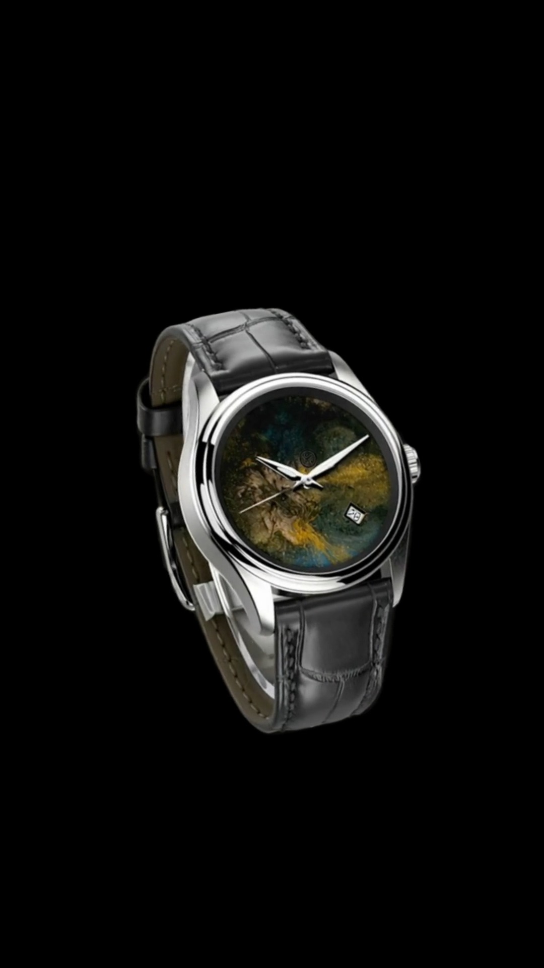 The dial becomes a canvas.
With the M02 Special Edition, Toni Art transforms each timepiece into a hand painted work of art.
As the artist explains, working within such a small space means creating something both intimate and powerful at the same time, a small treasure chest capable of holding great intensity.
Art and time come together in a truly unique timepiece.