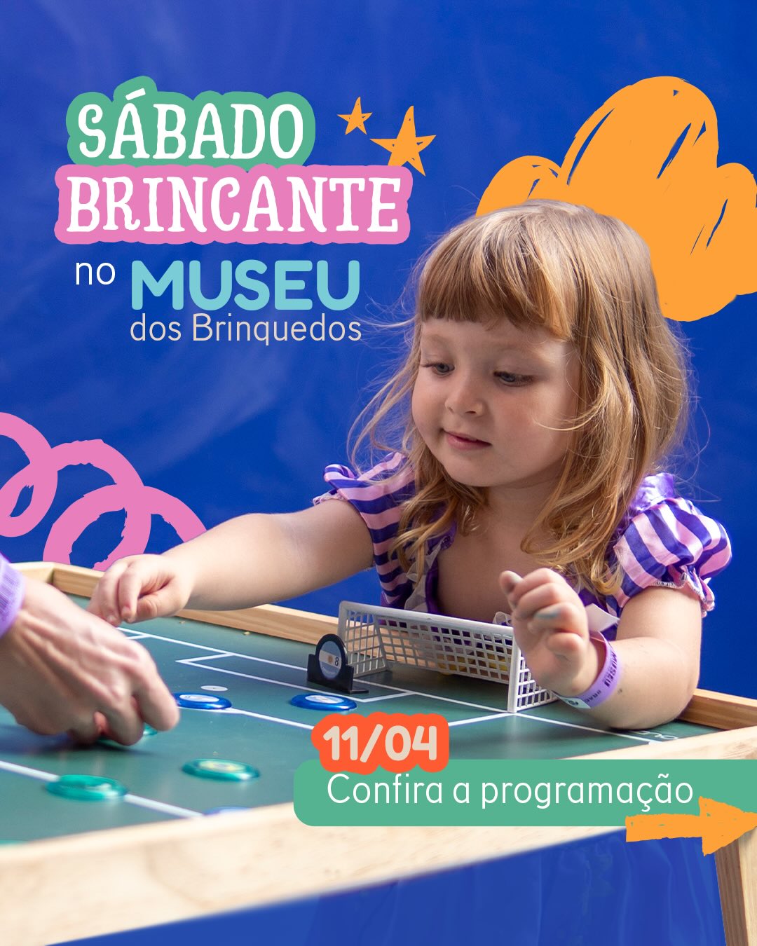 Vem aí um Sábado brincante muito especial com exposição, teatrinho, oficina de brinquedos, contação de histórias e muito mais 🎭🧸📚
Esperamos por você e sua família aqui no Museu dos Brinquedos esse sábado!
O Museu dos Brinquedos conta com o patrocínio da Cemig, por meio da Lei Estadual de Incentivo à Cultura de Minas Gerais, e com o apoio do Instituto Unimed-BH e do Instituto Marina e Flávio Guimarães – Grupo BMG, por meio da Lei Federal de Incentivo à Cultura, no projeto “2026 – Manutenção do Museu dos Brinquedos” (Pronac 254697); além das empresas Marcelo Guimarães Advogados e Associados e Decta Contabilidade. Realização: Governo de Minas Gerais – Aqui o TREM prospera, Ministério da Cultura e Governo Federal – União e Reconstrução.
#MuseudosBrinquedos #SabadoBrincante #Programacao #Brasil #BeloHorizonte @institutounimedbh @grupobmg.oficial @institutomfg_ @circuitoliberdade @prefeiturabh @culturaeturismomg