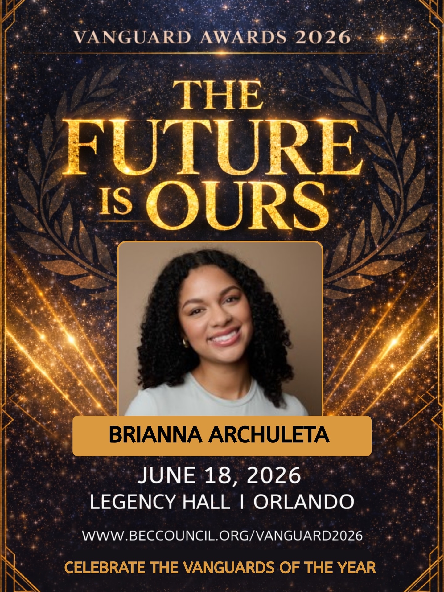 Brianna Archuleta is leading with heart, and she is doing it early.
At just 20 years old, she is already making a real difference in the lives of our seniors.
We are proud to honor Brianna Archuleta as our Vanguard of Generational Care & Impact at the 2026 Vanguard Awards.
As the Founder and Executive Director of Golden Care for Seniors, Brianna is showing up for those who are often overlooked. She brings essential supplies, meaningful experiences, and real connection to seniors in residential care, especially those without family or consistent support.
She sees what many people miss.
The loneliness. The need for dignity. The importance of feeling valued at every stage of life.
As a University of Central Florida student studying Public Administration, Brianna is already building a future rooted in service and impact, and our community is better because of it.
Join us as we celebrate Brianna Archuleta and leaders who are caring for every generation in our community.
Secure your table or ticket today:
www.beccouncil.com/vanguard2026
Be in the room. This is what heart-led leadership looks like.