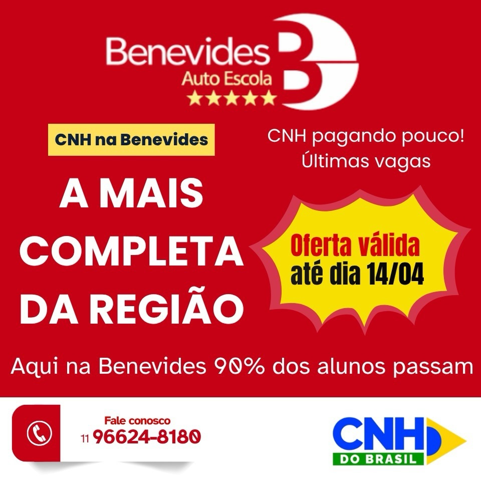 Sua CNH com quem realmente entende 🚗💨
Na Benevides, você conta com ensino completo, alta aprovação e todo o suporte para conquistar sua habilitação com segurança!
Garanta sua vaga antes que acabe 📲
#CNH #AutoEscola #Habilitação #PrimeiraHabilitação #Dirigir