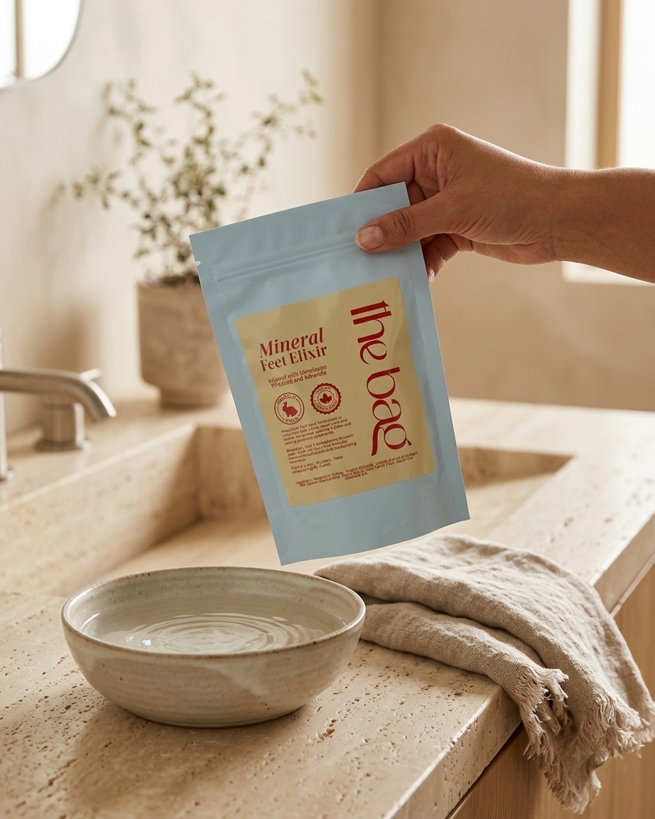Nuestro Mineral Foot Elixir purifica, suaviza y relaja profundamente, envolviendo tus pies en una experiencia restauradora que se siente y se nota desde la primera aplicación.
Perfecto para profesionales que buscan elevar cada pedicura… y para regalarte un momento de relajación en casa 🧡
Convierte cualquier rutina en una experiencia de bienestar ✨
Paraben Free • Cruelty Free • Chemical Free • 100% Home Made
Consigue el tuyo en www.thebagpr.com