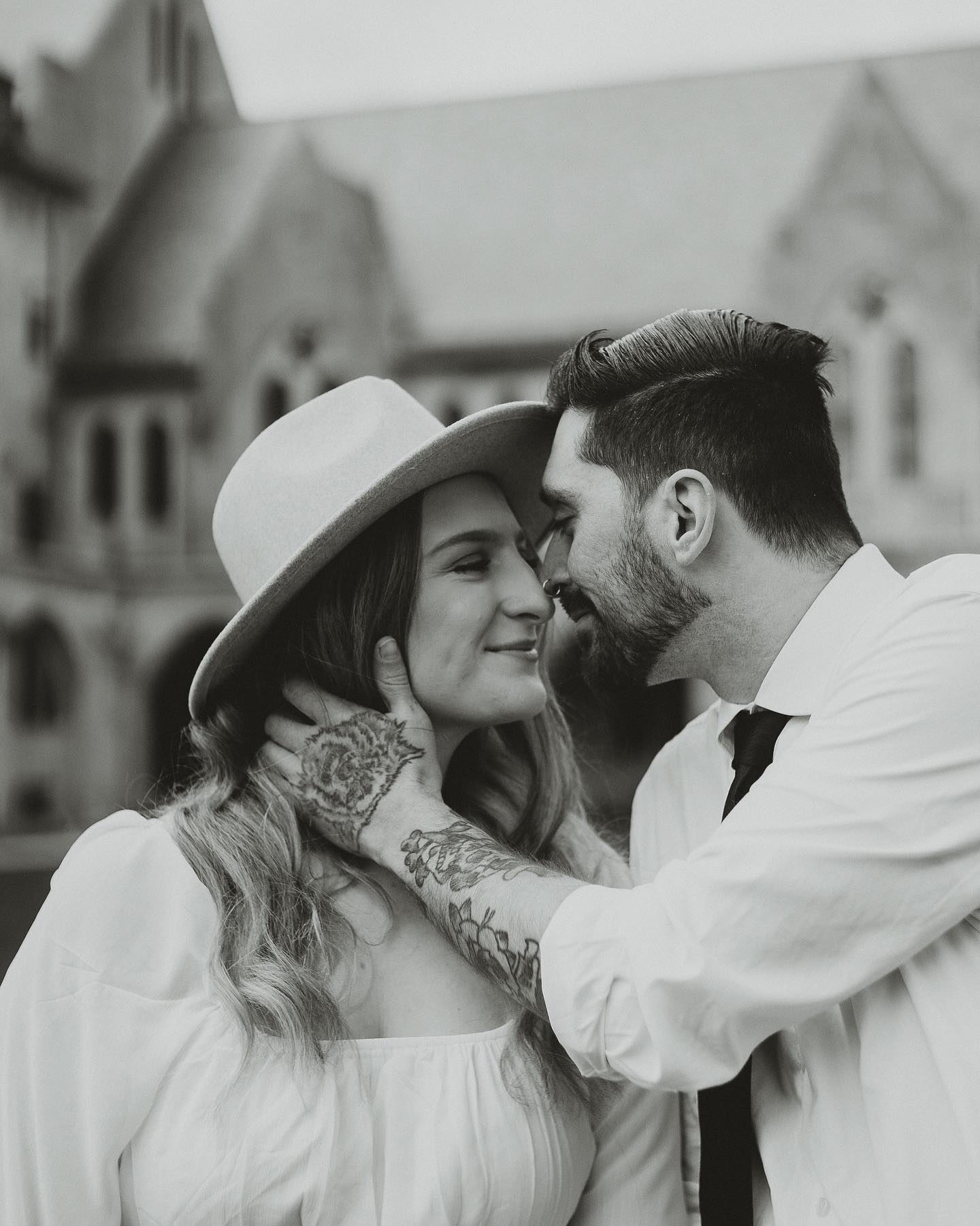 stunners in love 🖤 so stoked for bob & martina’s beautiful wedding this fall 😍