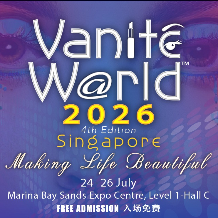 Vanite World 2026 (4th Editiion)
24-26 July 2026
Marina Bay Sands Expo Centre
Level 1 Hall C2
www.Vanite.World
Vanité World is a curated luxury, wellness & fitness fueled beauty lifestyle fiesta in Singapore