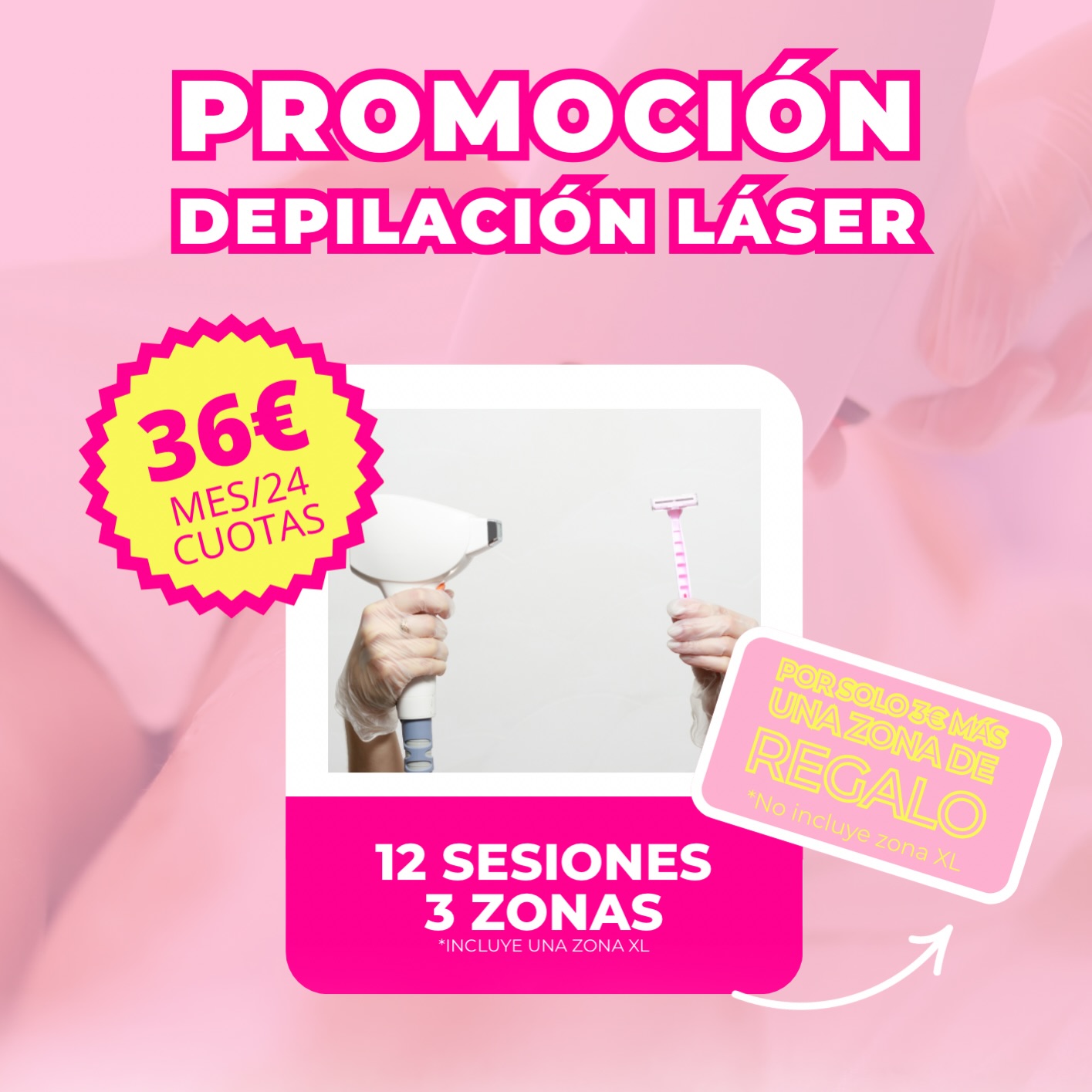 ¿Quieres llegar al verano sin un pelo?🌸
Esta es tu oportunidad.