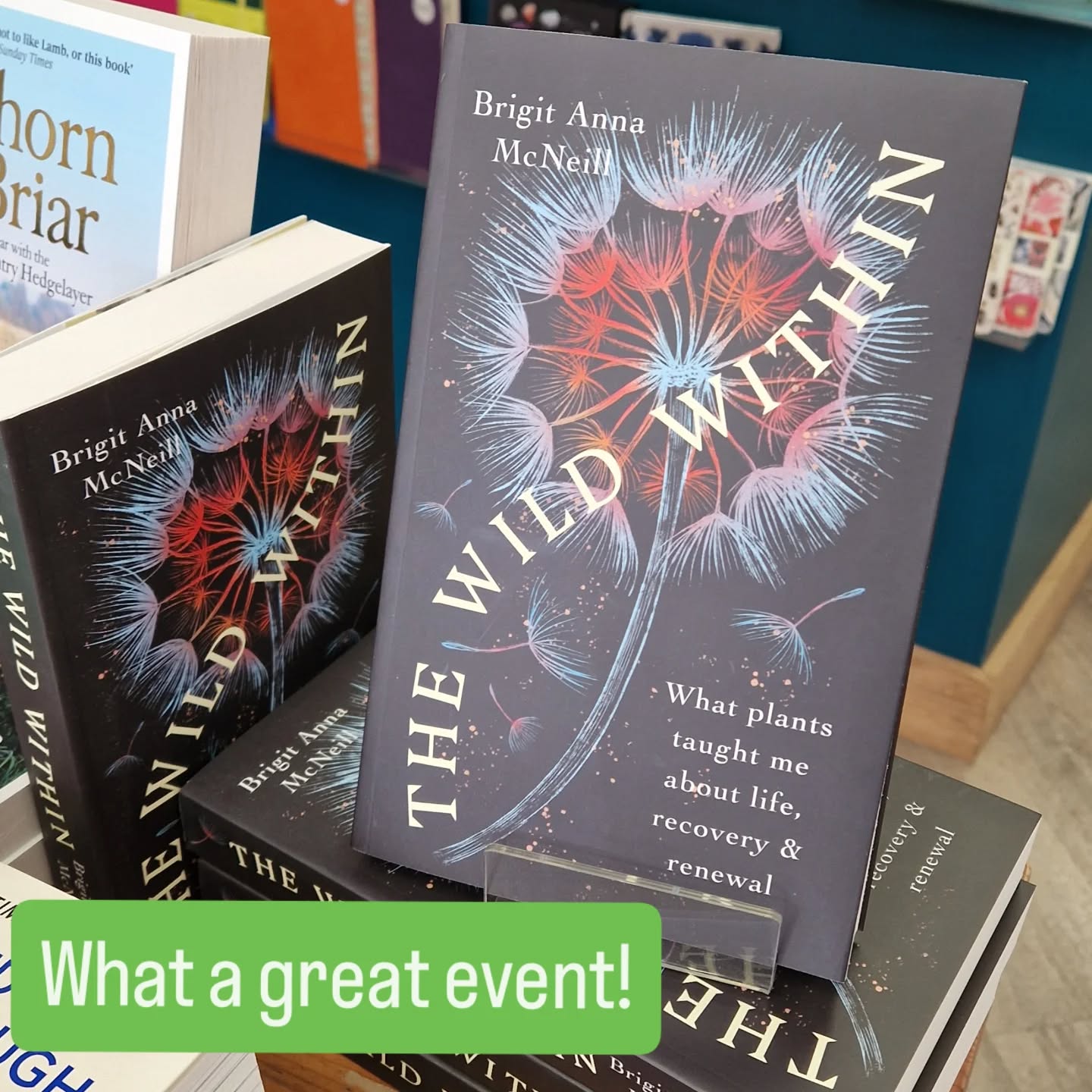 We had such a great evening and we were so mesmerised by Brigit that we forgot to take any pictures.
If you were there, you know. If you weren't, you should have been!
Thanks to @brigitannamcneill for sharing her words and wisdom on the natural power of healing - it was a lovely way to spend an evening. We could have listened to her read for hours.
Thanks to everyone who came, as always.
There are loads more exciting events coming up over April and May.
See you there.
#bristolbookstagram
#authortalk
#bristolevents #bristolbookshop