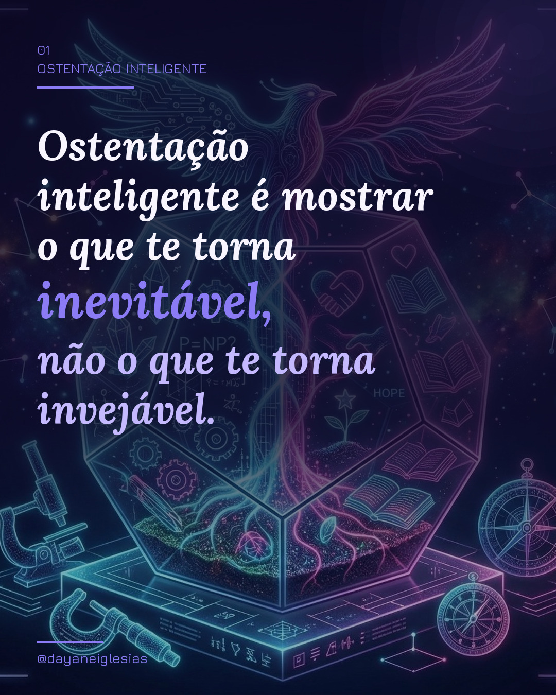 🧠 Complexidade não é sinônimo de qualidade, nem de inteligência.
#growskills #dayaneiglesias #desenvolvimentopessoal #evoluir #cadadiamelhor