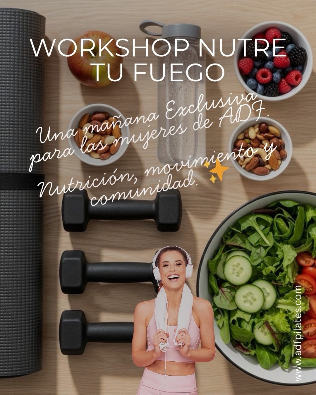 Esto es para ustedes Chicas.
Para las que ya son parte de ADF.
Llevan semanas, algunas meses, entrenando duro, Dándolo todo en cada clase.
Construyendo algo real dentro de este espacio.
Y queríamos devolverles algo a la altura. ✨
NUTRE TU FUEGO 🔥
El primer ADF Ritual llega el 23 de abril.
Una tarde diseñada exclusivamente para vosotras.
Solo 12 plazas. Sin costo. Solo por ser parte de ADF.
Lo que vas a vivir:
🧠Una conversación real con nuestra nutricionista invitada
Ciclo hormonal, energía, qué comer antes y después de entrenar,
cómo la alimentación potencia — o frena — todo lo que construyes aquí.
Con ronda de preguntas abierta. Trae las tuyas.
💜 Un círculo de cierre.
Healthy snacks, conexión, comunidad.
Y detallitos pensando en ti y tu bienestar.
El tipo de tarde que no quieres que acabe.
Puedes traer a una amiga.
Ella también entra gratis como vuestra invitada.
Porque si algo así te ha cambiado a ti,
hay alguien en tu vida que también lo necesita. ✨
🗓️ Jueves 23 de abril · 19:00h
📍 ADF Valencia
👥 Solo 12 plazas — Por orden de confirmación.
Si estás leyendo esto y aún no has ido a reservar a la Web, este es el momento. 👇
Escríbenos “ RITUAL” y te reservamos tu lugar. 🔥
#PilatesValencia #BoutiqueFitnessValencia #FlowAndFire #ComunidadADF #FitnessParaMujeres WellnessValencia