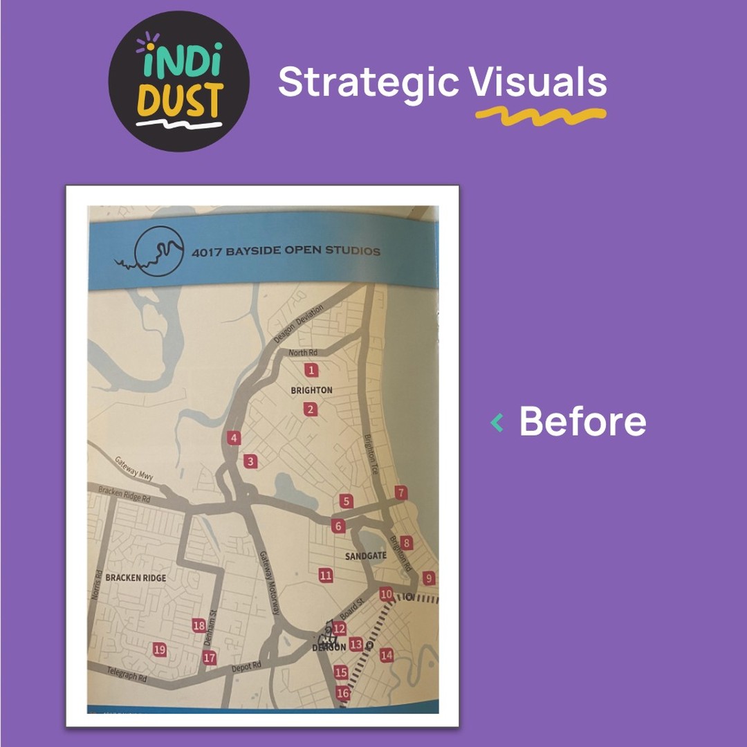 Here's a sneak peek at the creative process behind my latest collaboration with Indi Dust, @sasart4017 and @kartiadesigns. This project is a true blend of everything I love: our beautiful local area, my unique sketch style, and a celebration of artists. The SasArt Creative Trail map launched at the Einbunpin Festival last weekend, and it was a huge hit!
This fun, colourful, and accessible map showcases the unique community and artistic spirit of 4017. Our goal was to create an entryway into the arts for everyone – even those who might not typically walk into a gallery. I hope this map encourages community engagement and participation in our vibrant arts scene.
Keep the last two weekends in October free to visit an amazing array of creatives across the #4017
@kyliedavidsoncreative #sascreativetrail #brisbaneartists #art #arttrail #openstudio #local #creative #visualstorytelling #indidust