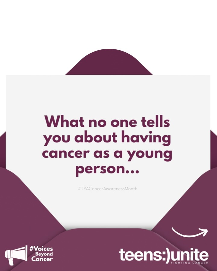 We asked the young people we support, what’s something no one tells you about having cancer as a young person. This is what they said…
💬 “It strengthens some relationships but loses others”
💬 “I had so many side effects from treatment I struggled to go back to my old ‘normal’.”
💬 “Friends with cancer in common help more than people will ever understand”
One thing came up again and again: the power of connection. Having cancer in common. Finding people who truly ‘get it’.
At Teens Unite, we make that possible. We bring young people together to connect, share, and support one another beyond the medical side of cancer. Through our activities and residential stays, they can try new experiences, rebuild confidence, and take steps forward without cancer holding them back.
With your support, we can reach even more young people - so no one has to face cancer alone.
🔗Donate today via the link in our bio and help us make a difference.
#VoicesBeyondCancer #cancersupport #teencancer #livingwithcancer #TYACAM