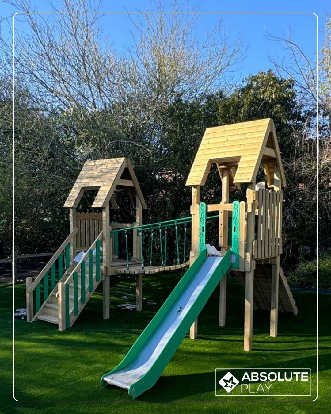 From tired to transformed 🌱✨
What was once an unused, worn-out mulch area is now a vibrant, safe, and durable play space ready to be enjoyed for years to come.
Despite weeks of relentless rain leaving the site completely waterlogged, our team pushed through the challenges to deliver a full ground-up transformation:
✔️ Removed old mulch and underlying rubber tiles
✔️ Installed a solid, fully compacted subbase with proper drainage
✔️ Laid premium, impact absorbing artificial grass
✔️ Completed the space with a brand new woodland play tower
The result? A clean, modern, all weather surface paired with an exciting play feature, built to last, whatever the weather throws at it.
#BeforeAndAfter #Transformation #PlaygroundDesign #ArtificialGrass #OutdoorSpaces PlaygroundInstallation