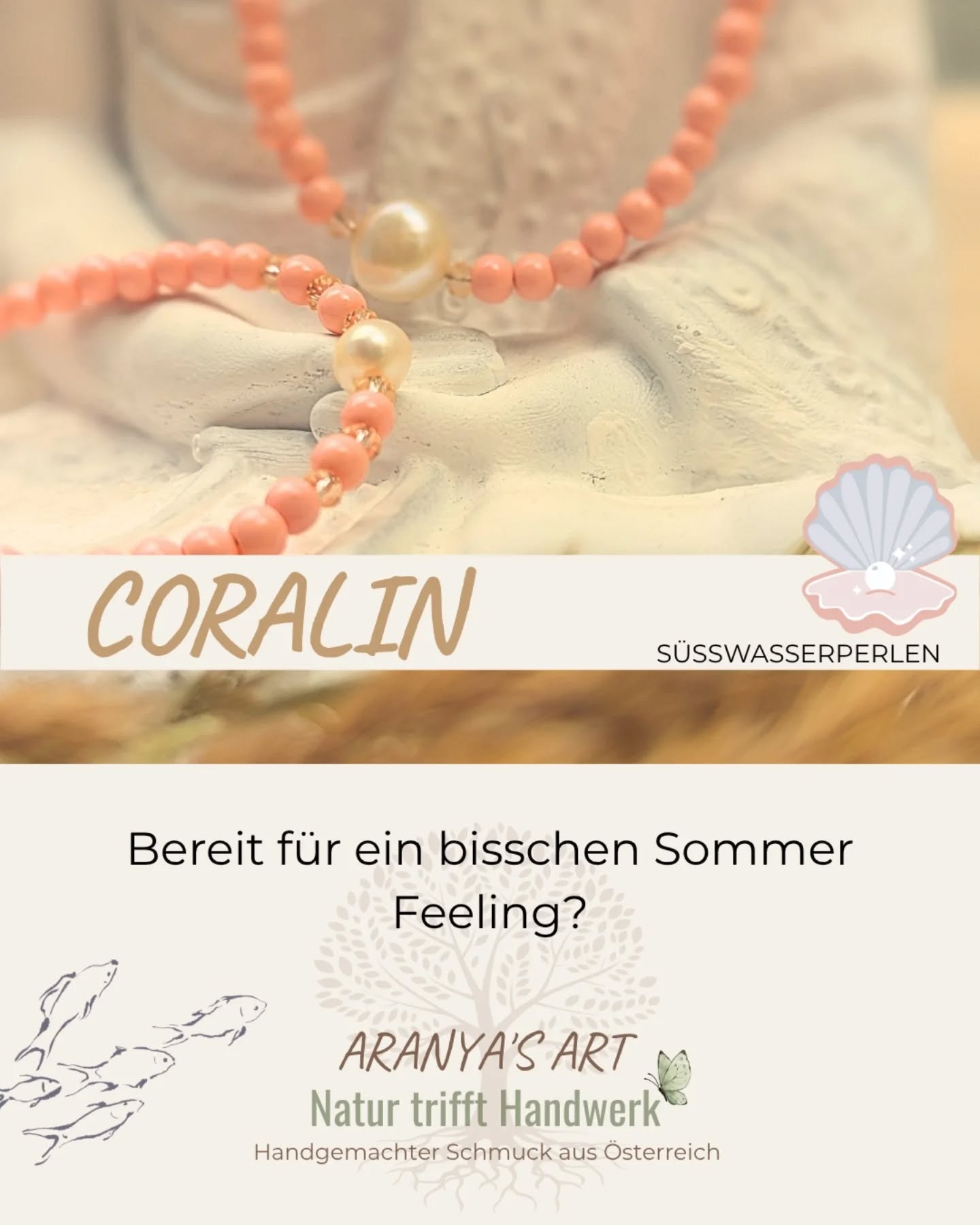 !NEU! Sommerfeeling Perlenschmuck ☀️🐚
Guten Morgen! Schaut mal, was ich neu gemacht habe. Ich bin ganz verliebt in diese Kombi aus zartem Korall-Rosa und echten Süßwasserperlen. ✨
Für mich ist dieser Perlen-Schmuck das pure Sommer-Gefühl – so leicht, feminin und unbeschwert. Ich habe jede Perle einzeln aufgereiht, solange bis es sich für mich stimmig angefühlt hat. 🌸☺️
Es sind natürlich wieder reine Unikate, allergikerfreundlich und mit viel Liebe gemacht. Eben ein echtes Stück Schmuckhandwerk, das dich durch die sonnigen Tage begleitet.
Wie gefällt dir das Set? Ich finde, die Farbe macht sofort gute Laune! ❤️
😍Du bist Schock verliebt ? Du findest das Coralin Armband und Collier bereits in meinem Shop ✨☺️ Link in Bio oder heutigen Story (Highlights Shop Schmuck)
Habt es fein und einen wundervollen Sonntag ihr Lieben 💫🌞🙂↔️🪷
Eure Katharina
#AranyasArt #Sommergefühl #Süßwasserperle #Perlenliebe #KorallRosa FemininerSchmuck HandmadeInAustria Vöcklabruck Unikat Naturmaterialien