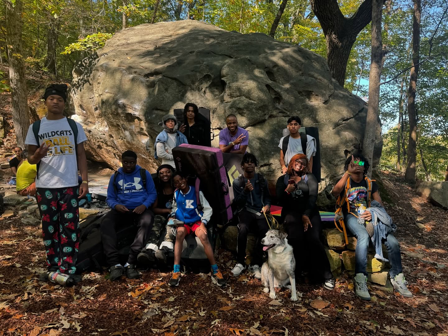 BlkOut Fest keeps coming back better than ever 🙌🏾 some of our kids participated in the @blkoutfest for their third year in a row and showed up just as excited. Words can’t describe how amazing the entire weekend was, but we’ll try. The festival created a safe space for people to be themselves, learn from other Black professionals, while allowing space for other cultures to participate and support. BlkOut Fest attendees treated us like family and encouraged us through tough problems. We can’t be grateful enough for the weekend that we had.
The word of the week is LOVE. One of our kids, during interviews with @mariostan, mentioned that there was so much love being shown during the BlkOut fest. That love was shown to all our kids (and Beaux 😁) and it was equally being received and reciprocated. Whatever actions our kids see will be reflected into society and inherently in our future.
Climbing is bigger than just the physical act of climbing, it’s about the community that we are building; a community that listens to one another, gives space to each other in order to grow, and a community that roasts each other out of love 🤷🏾♂️👀. No matter if we are frustrated with the crux on a problem or each other, we choose to love. We choose love because anger harbors resentment, and dejection breeds apathy.
We look forward to sharing this story with you in a short doc about WeClimb produced by @mariostan, @hasslerfree, and Kendall Martin. These great moments in the doc were captured this weekend with the support of Josh (@jamsessionsproductions) and @calebtimmermanphoto. Thank you again @blkoutfest for being unapologetically yourselves and creating that space so that our kids can see what being authentic actually means.
We can’t wait to share our experience at @farmtocrag and all the wonderful food and people we met at @sequatchiecovefarms. As always, if you’re interested in volunteering with us, feel free to reach out to join our upcoming outings.
#outdoors #diversity #love #climbing