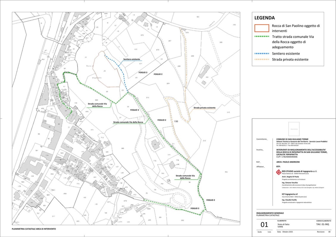 Costruire Srl è impegnata nell’intervento di miglioramento dell’accessibilità alla Rocca di Ripafratta, nel Comune di San Giuliano Terme.
L’opera rientra nel programma regionale dedicato alla valorizzazione delle città murate e delle fortificazioni della Toscana, con l’obiettivo di restituire piena fruibilità a un patrimonio storico di grande valore.
Il progetto prevede interventi di adeguamento dei percorsi e della viabilità esistente, oltre alla messa in sicurezza dell’area, per rendere il sito accessibile e integrato nel contesto territoriale.
Un intervento che rappresenta un passo concreto nel percorso di recupero della Rocca, reso possibile grazie alla collaborazione tra enti pubblici, università e territorio.
Costruire Srl contribuisce alla realizzazione di un’opera che unisce tutela, accessibilità e valorizzazione del patrimonio culturale.
#costruiresrl #sangiulianoterme