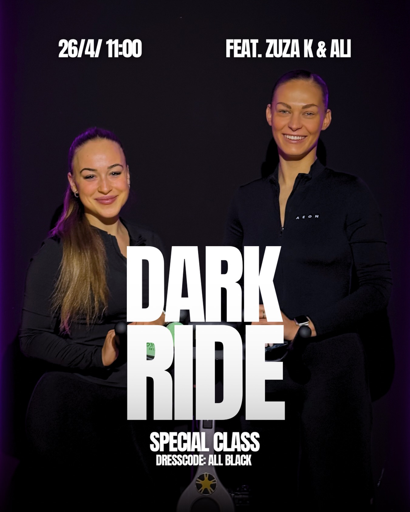 Dark, bold and made for all who want more 🖤
Dark Ride se Zuzou K a Ali bude 90 minut temný jízdy, která tě nenechá ani na vteřinu vypnout ❤️🔥. Techno na max, spešl efekty a lekce, kterou jsi v Brně ještě nezažil.
Jako vždy navaříme nejen 10/10 lekci, ale i menší občerstvení ☕️⚡️
Hudba: techno, rave, dnb 🎶
Lektorky: @z.kupcikova & @ali_stastna
Dresscode pro zúčastněné: all black 🖤
Atmosféra: 10/10
Počet kol je limitovaný, tak rezervuj svoje místo včas🎟️
#technobrno #indoorcyclingbrno #indoorcyclingczechia #akcebrno #tipybrno