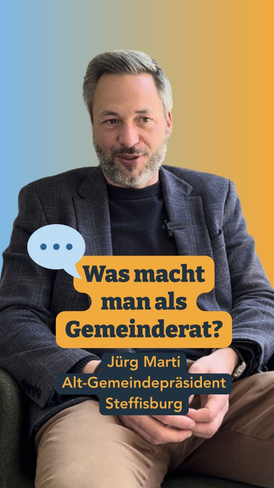 Politik beginnt im Kleinen… 🏡
… dort, wo man etwas bewegen kann. 🌱
Gerade auf Gemeindeebene hast du die Chance, direkt Einfluss zu nehmen und echte Veränderungen anzustossen. 🗳️
💬 Jürg Marti, ehemaliger Gemeindepräsident Steffisburg
Starte auch du dort, wo du am meisten bewirken kannst. 👉 Link in der Bio!
#Gemeinde #Politik #Schweiz #Engagement #Mitmachen
