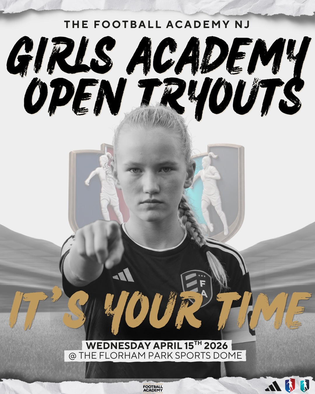 The FA Girls Academy Tryouts!
BE A PART OF THE CHANGE.
Tryout for our Girls Academy teams. This is for players who want more — more standards, more support, more opportunity.
You are NOT stuck because you had to commit in January/February before the winter snow had even cleared. Choose the club that is right for you without paying two club fees!
🗓 Wednesday, April 15th 2026
📍 Florham Park Sports Dome
🕖 U13–U15: 7:00–8:10 PM
🕗 U16–U19: 8:10–9:30 PM
Tag a teammate who needs to see this and hit the link in bio to register.
NJ soccer is changing. Are you coming with us?
#TheFaWay #Girlsacademy #soccer #njys #tryout