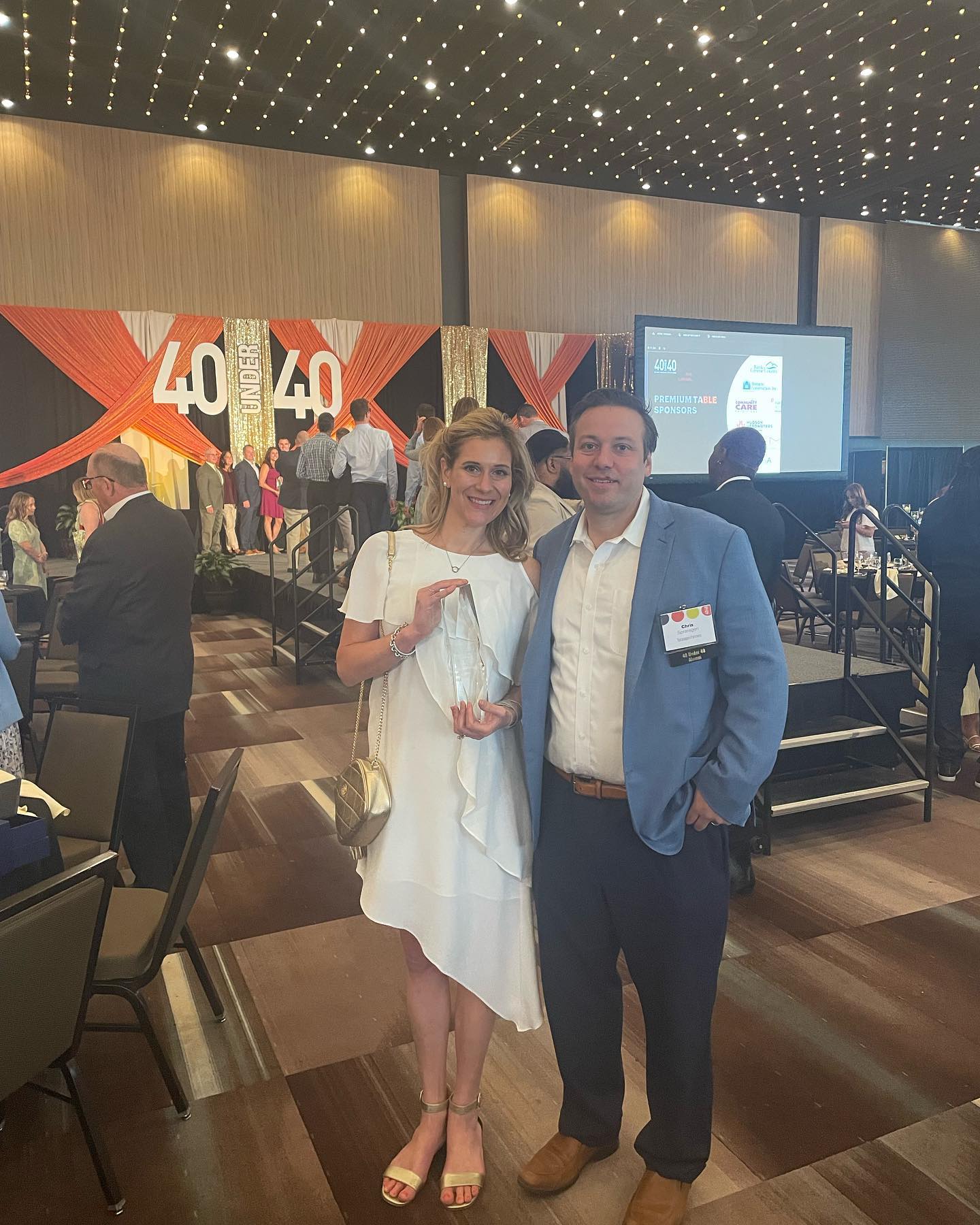 #ICYMI We were honored to recognize Brooke Spraragen as a 2023 40 under 40 recipient and Chris Spraragen as a 2015 40 under 40 alumni during the @albanybusinessreview award ceremony last Friday. Congratulations to all the accomplished honorees on this well-deserved recognition of your outstanding achievements and the impact you are making in your respective fields. #AlbBizEvents #AlbBiz40 https://www.bizjournals.com/albany/c/40-under-40-2023/18599/brooke-spraragen-daley.html