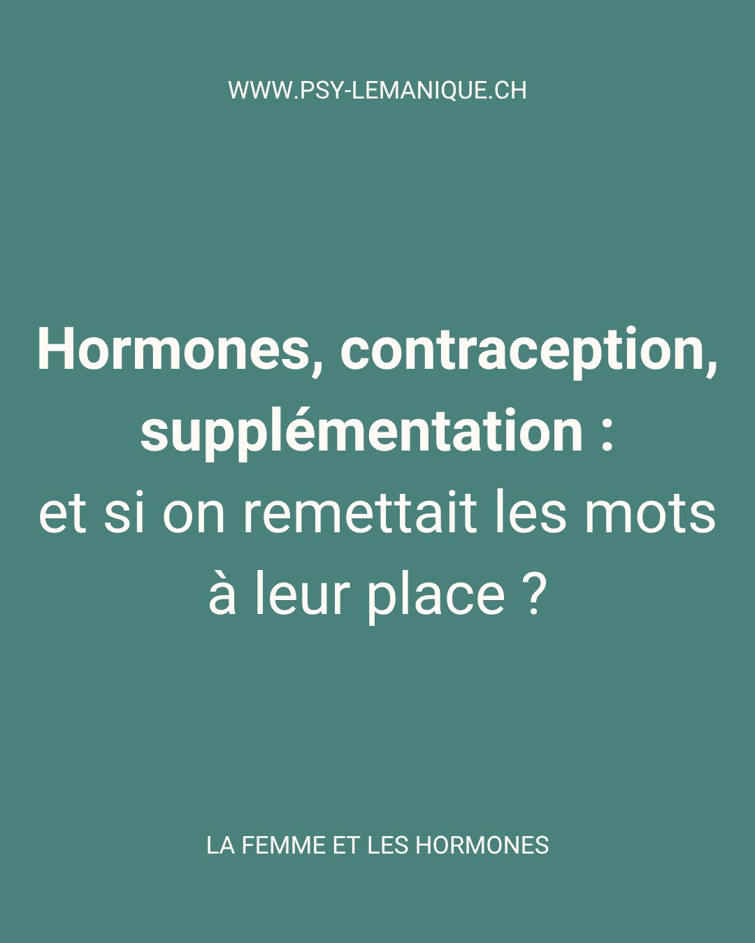 Elle arrive en consultation avec une question simple : « Je prends déjà des hormones avec ma pilule — pourquoi m’en proposer d’autres ? »
C’est une question légitime. Et la réponse change beaucoup de choses.
Le mot hormone est aujourd’hui utilisé pour désigner deux réalités très différentes. Cette confusion n’est pas anodine : elle influence les décisions médicales, les inquiétudes des patientes, et parfois leur équilibre pendant des années.
Le corps féminin produit naturellement trois hormones sexuelles majeures :
L’estradiol, qui joue un rôle clé dans l’humeur, la mémoire et la protection cérébrale.
La progestérone, qui participe à l’apaisement du système nerveux et au sommeil.
La testostérone, impliquée dans l’énergie, la motivation et la libido.
Ces hormones sont produites par les ovaires, les surrénales, et en partie par le cerveau. Leur rôle dépasse largement la reproduction.
La pilule, l’anneau vaginal ou le patch ne contiennent pas ces hormones naturelles. Ils contiennent des molécules synthétiques, conçues pour imiter certains effets hormonaux, mais avec un objectif précis : bloquer l’ovulation.
Concrètement, le signal entre le cerveau et les ovaires est interrompu.
Résultat : pas d’ovulation et donc pas de production naturelle d’estradiol et de progestérone, avec une baisse associée de la testostérone.
Le système hormonal n’est pas soutenu. Il est mis au repos.
La supplémentation hormonale, notamment en périménopause, repose sur une logique différente : apporter des hormones identiques à celles que le corps produisait naturellement.
Estradiol bioidentique, progestérone naturelle.
L’objectif n’est pas de bloquer, mais de soutenir et d’équilibrer.
Deux approches opposées, regroupées sous un même mot.
Prendre une contraception hormonale pendant des années ne signifie donc pas « avoir déjà des hormones ». Cela signifie souvent que la production naturelle est diminuée.
Les femmes méritent des mots précis.
Parce que des mots flous conduisent à des décisions floues.
#hormones #contraception #santefeminine #medecine #neurosciences