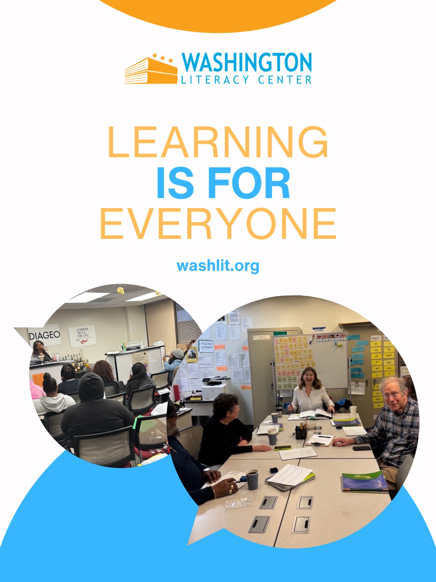 Learning is for everyone. 📚✨
No matter your age, background, or starting point—your journey matters. At Washington Literacy Center, we believe adult literacy opens doors to confidence, opportunity, and community.
If you or someone you know is ready to take the next step, we’re here to help. Contact us today. Link in bio.🔗
#LearningForEveryone #LiteracyMatters #AdultLiteracy #CommunityImpact #WashingtonDC