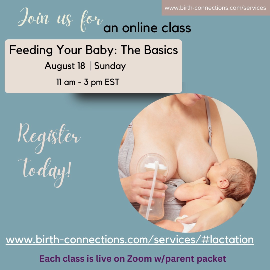 📣 Join Our Feeding Your Baby: The Basics Class! 🌟
Are you an expecting parent looking to learn the essentials of feeding your newborn? Our "Feeding Your Baby: The Basics" class is here to help you gain confidence and knowledge in nurturing your little one. 🌸
What You'll Learn:
🍼 How to make milk and understand the breastfeeding process
🤱 Techniques for successful breastfeeding and breastfeeding positions
🍼 Bottle feeding basics and how to choose the right formula
🥣 Formula preparation tips and best practices
👶 How to know if your baby is satisfied and getting enough nutrition
🛠️ Useful lactation supplies to support your feeding journey
📅 Date: Sunday, August 18th at 11am – 3pm EST
💻 Venue: Online via Zoom (link provided upon registration)
Sign up today to ensure your spot in this invaluable class! 🙌
Register now: https://www.birth-connections.com/eventbrite-event/feeding-your-baby-the-basics/
Link in bio
#BirthConnections #FeedingYourBaby #NewbornCare #ExpectingParents #Breastfeeding #FormulaFeeding #Parenting #ChildbirthEducation
