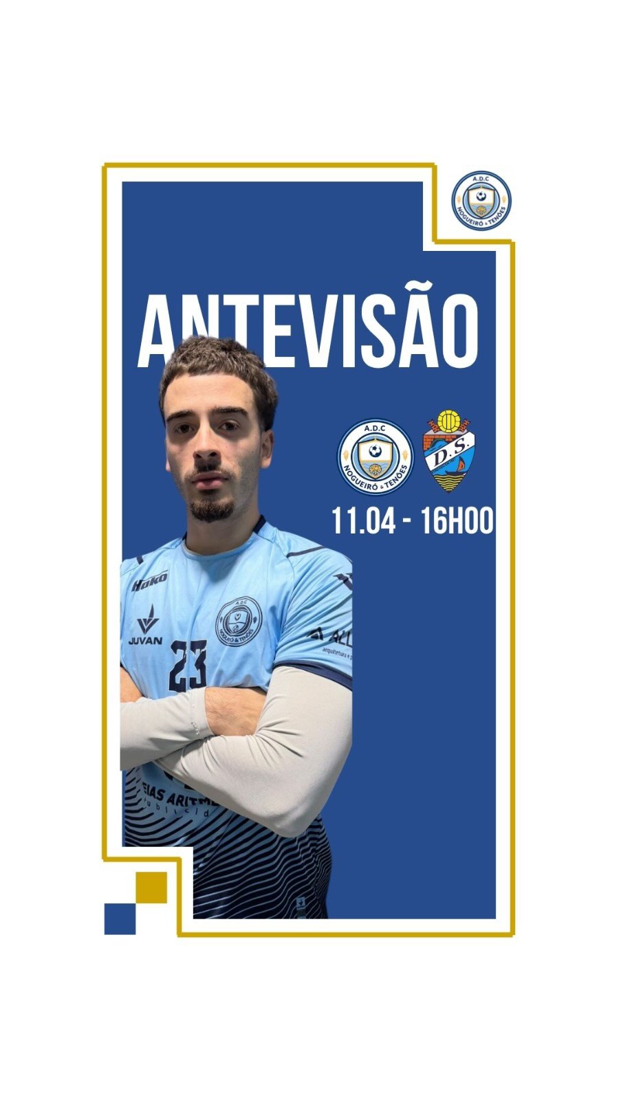 A preparação está feita. 🔥⚽
Agora, toda a concentração está no próximo jogo. 🟡🔵
.
.
.
.
.
#adcnt #antevisao #braga #futsalmasculino #campeonato