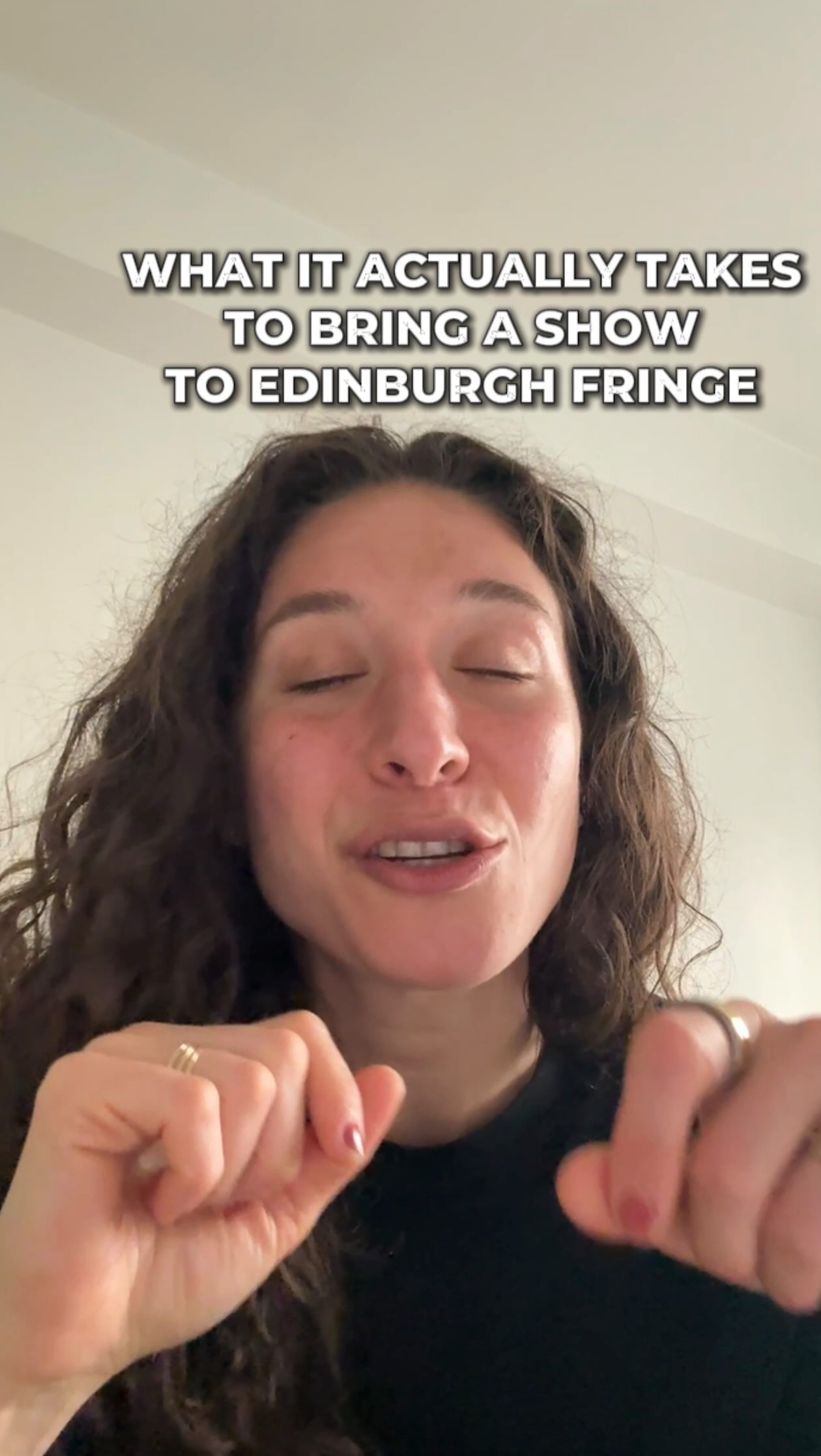 What does it actually take to bring a show to @edfringe ??… #edfringe #edinburghfringe #theatrelife #soloshow #musicaltheatre