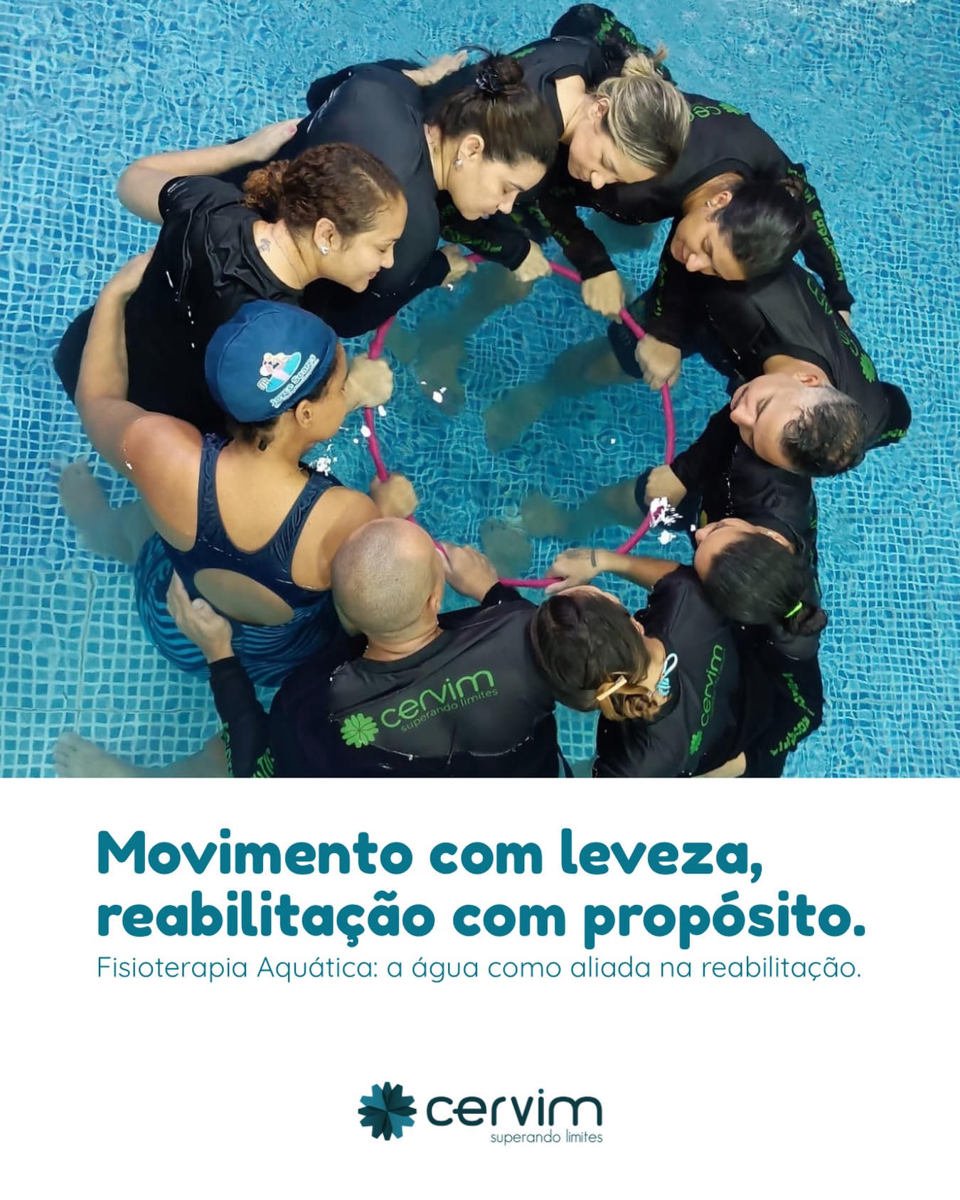A fisioterapia aquática é um recurso terapêutico que utiliza as propriedades da água para promover melhora da função, mobilidade e qualidade de movimento.
Por meio da flutuação, da resistência e da pressão hidrostática, é possível realizar exercícios com menor sobrecarga articular, proporcionando mais conforto, segurança e eficiência no processo de reabilitação.
É indicada para diferentes perfis de pacientes, incluindo reabilitação neurológica, ortopédica, pediátrica e condições que demandam redução de impacto durante o movimento.
No CERVIM, o cuidado é individualizado, respeitando as necessidades e potencialidades de cada paciente.
#fisioterapiaaquática #cervim20anos #reabilitacaoinfantil #fisioterapia #fisioterapiapediatrica