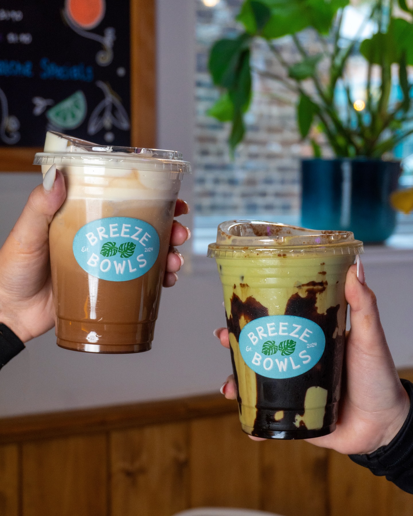 Which one are you sipping first 🐣🩵