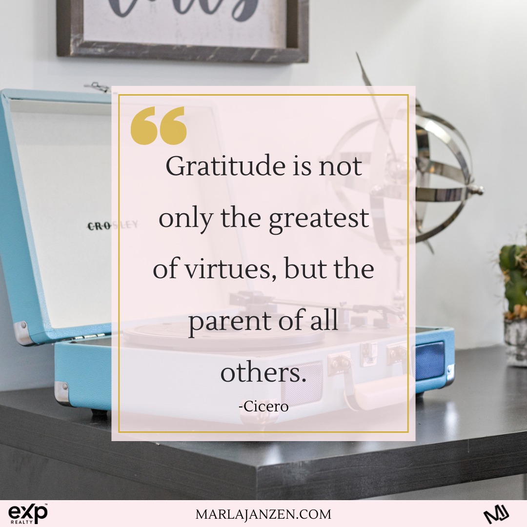 “Gratitude is not only the greatest of virtues, but the parent of all others.” -Cicero
Gratitude has a way of grounding us and shaping how we show up every day. When we focus on what we’re thankful for, everything else starts to fall into place a little more naturally. 💛
https://marlajanzen.com
#Gratitude #ThankfulHeart #PositiveMindset #SimpleJoys #ChooseJoy