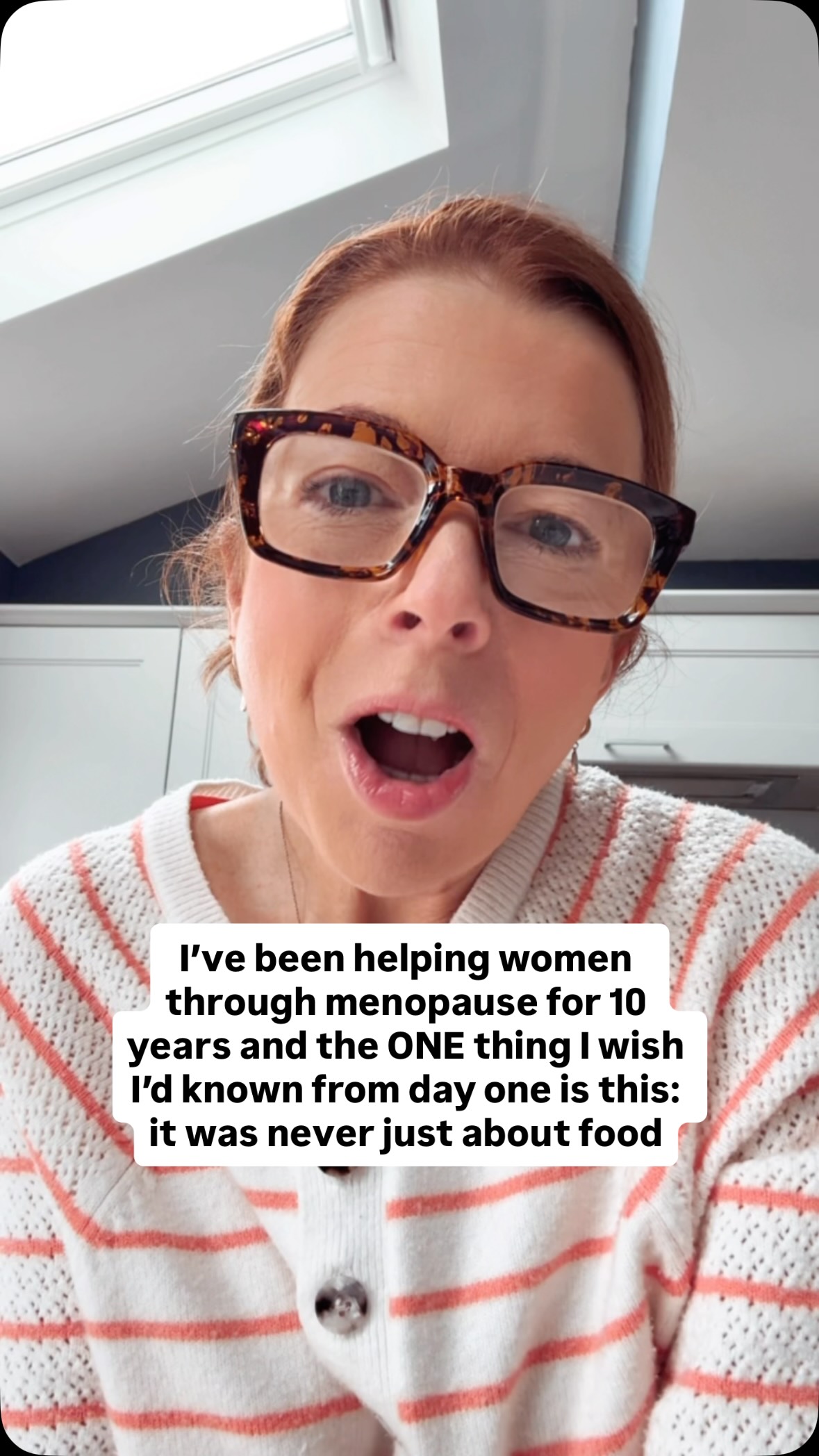 It was never just about food.
Now before anyone panics - yes, food matters.
A lot.
I am not about to rebrand as someone who tells you to “just manifest your metabolism” and sip celery water in a matching co-ord.
But after years of working with women in midlife, here’s what I can tell you:
The women who do best are not usually the ones who know the most about nutrition.
They’re the ones who stop trying to be perfect and start building a life that actually supports them.
Because if you know what to eat, but…
• you’re skipping meals
• sleeping badly
• constantly stressed
• running on caffeine
• picking at food all day
• restarting every Monday
• and feeling either “on it” or “off the wagon”
…then the issue is not just nutritional knowledge.
It’s the whole picture.
And this is where so many women get stuck.
They think:
“If I could just find the right plan…”
But often what they really need is:
• structure
• support
• rhythm
• meals that work for them
• better blood sugar stability
• realistic habits
• and a way of doing this that doesn’t collapse the second life gets busy
That’s why I do what I do the way I do it.
Because menopause support should not just be:
“Here’s what to eat. Off you pop.”
It should help you actually make it work.
That’s where the real change happens.
If this is the bit that’s been missing for you, follow along.