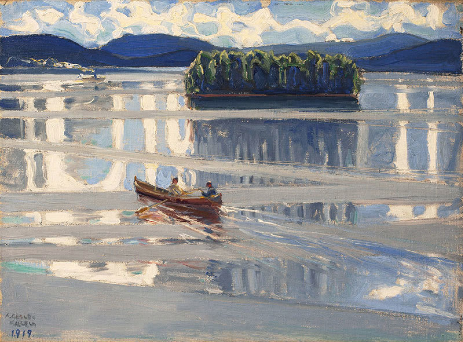 "Rêve d'Ogoz". Peintures de Bernard Bailly pour l’exposition collective PAYSAGES D’ICI ET D’AILLEURS dans les locaux de Glas Trösch à Bulle du 14 au 17 mai 2026. Week-end de l'Ascension.
Cette série de tableaux est une rêverie qui met en rapport l’ici et l’ailleurs, le local singulier à l’universel. Des régions lointaines et si proches par le jeu de l’eau qui modèle la terre, la Bretagne, la Finlande, le Canada. Des paysages révélés par des peintres talentueux :
• Le sémaphore breton de Lucien Simon qui fut en 1904 le professeur de Raymond Buchs lors de son séjour parisien.
• Le Lac Keitele du finlandais Akseli Gallen Kallela.
• Les lacs canadiens des peintres du group of seven.
Avertissement : est-il nécessaire de préciser que ma présentation à l’exposition collective de Glas Trösch à Bulle est composée uniquement de mes peintures, les artistes cités ci-dessus, bretons finlandais et canadiens, sont des références artistiques.