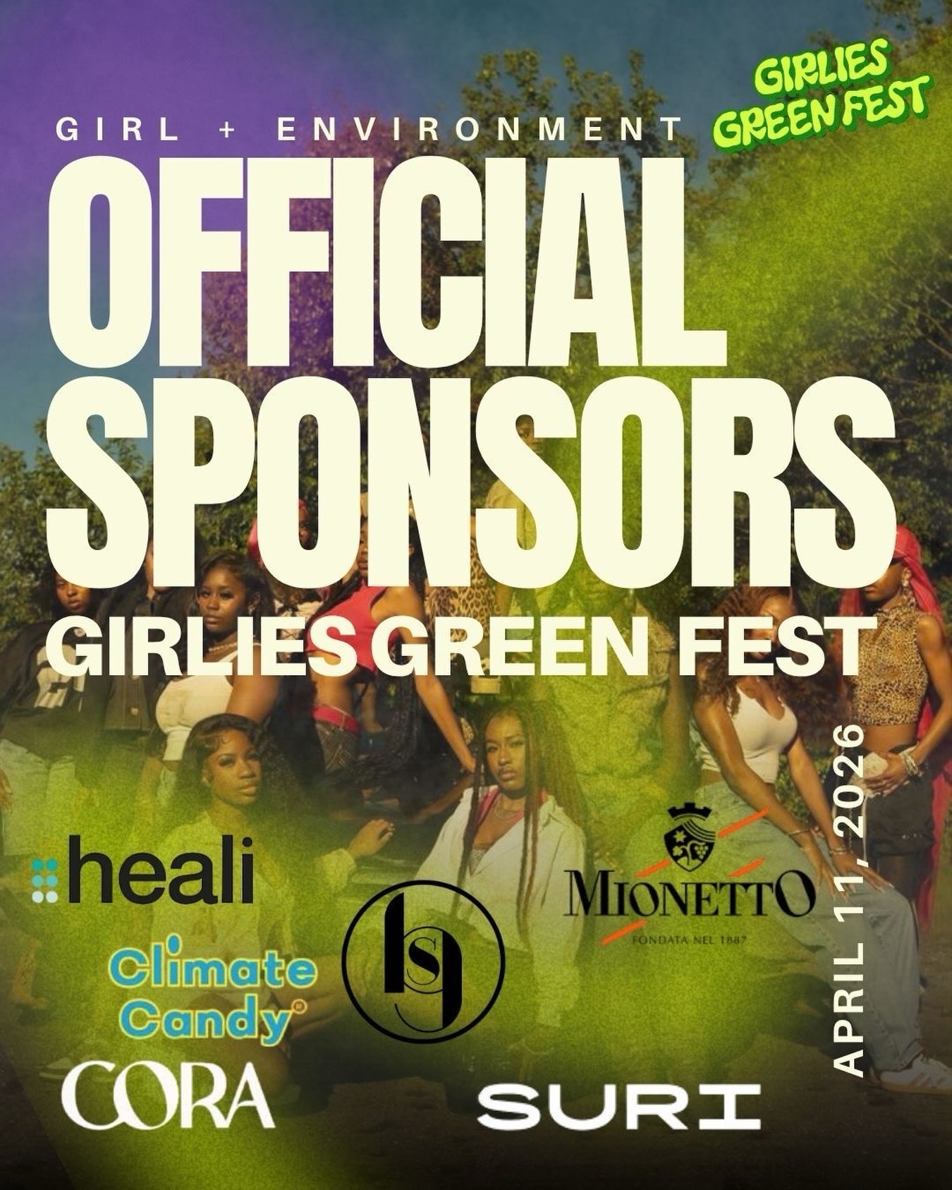 Sponsor Drop Activated. Yall know the swag is going to be 🔥🔥🔥🔥 #girliesgreenfest #girlplusenvironment