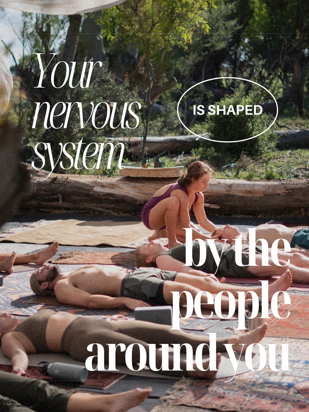 The Sanskrit word Sangha - often translated as “community” - but it goes deeper than that.
Sangha is about the people you share space with
and how their presence shapes your own.
Because your nervous system is always responding.
To tone.
To pace.
To energy.
You feel it immediately when you walk into a room.
This is why the same practice can feel completely different depending on who you’re surrounded by.
At Namaskar, this is not accidental.
We create an environment where both the space
and the people within it support regulation.
There are still a few spots left for our September retreat 🤎 reach out via DM to find out more x