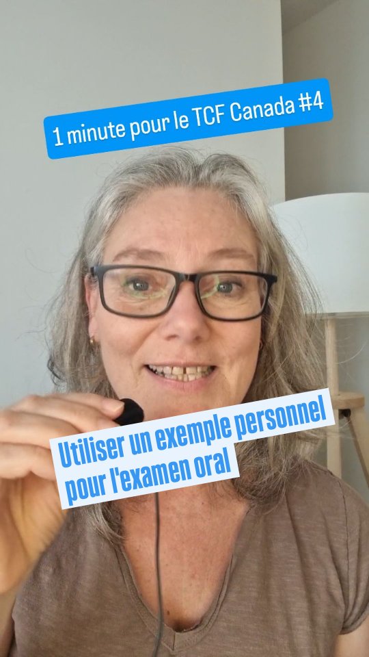 1 minute pour le TCF #4 : Pour l'examen oral, quand vous donnez votre avis sur un sujet d'actualité, pensez à donner un ou deux exemples personnels. Les examinateurs aiment ça !
Follow me for more tips for the TCF exam!
#צרפתית #tcfcanada #tcf #frenchexam frenchb2exam