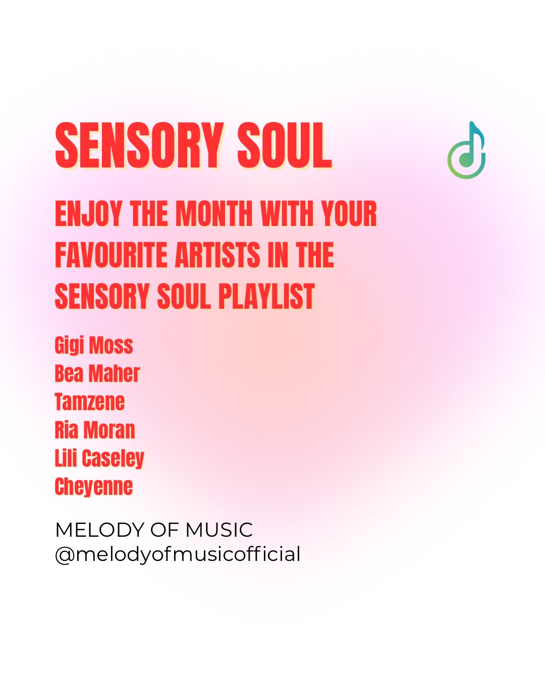 Music moves fast — so do we 🔁
The Melody of Music Sensory Soul updates monthly.
Lock in. Press play.
#MelodyOfMusic #SensorySoul #PlaylistUpdate #FreshFinds #MusicDiscovery