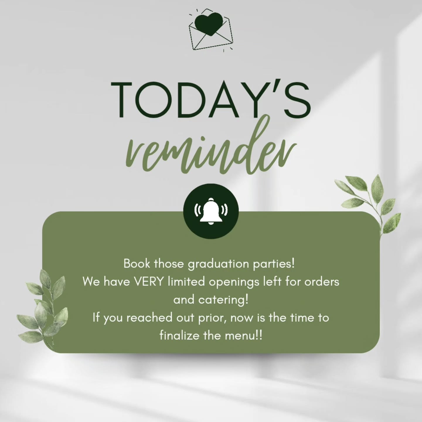 Get those last available dates secured for your graduate!!
#gfiscooler #grandforksnorthdakota #grandforksfinest #grandcitiesliving #womanownedbusiness