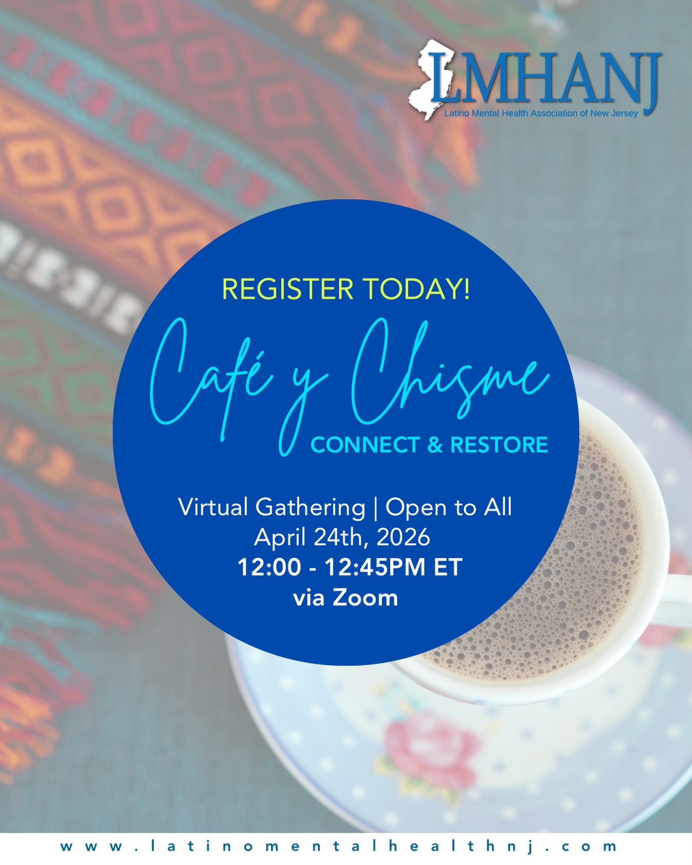 Cafecito + community + real conversations ☕✨
Join us for our upcoming Café y Chisme. A space to connect, unwind, and just be in community with other Latinx mental health professionals and students.
No pressure, no agenda. Just good conversation, shared experiences, and a chance to build meaningful connections.
Whether you’re new to the field or have been in it for years, there’s a seat for you at the table. 🤎
April 24th at 12PM via zoom! Link in bio.
#cafeychisme #latinxtherapists #latinotherapists #therapistsupport