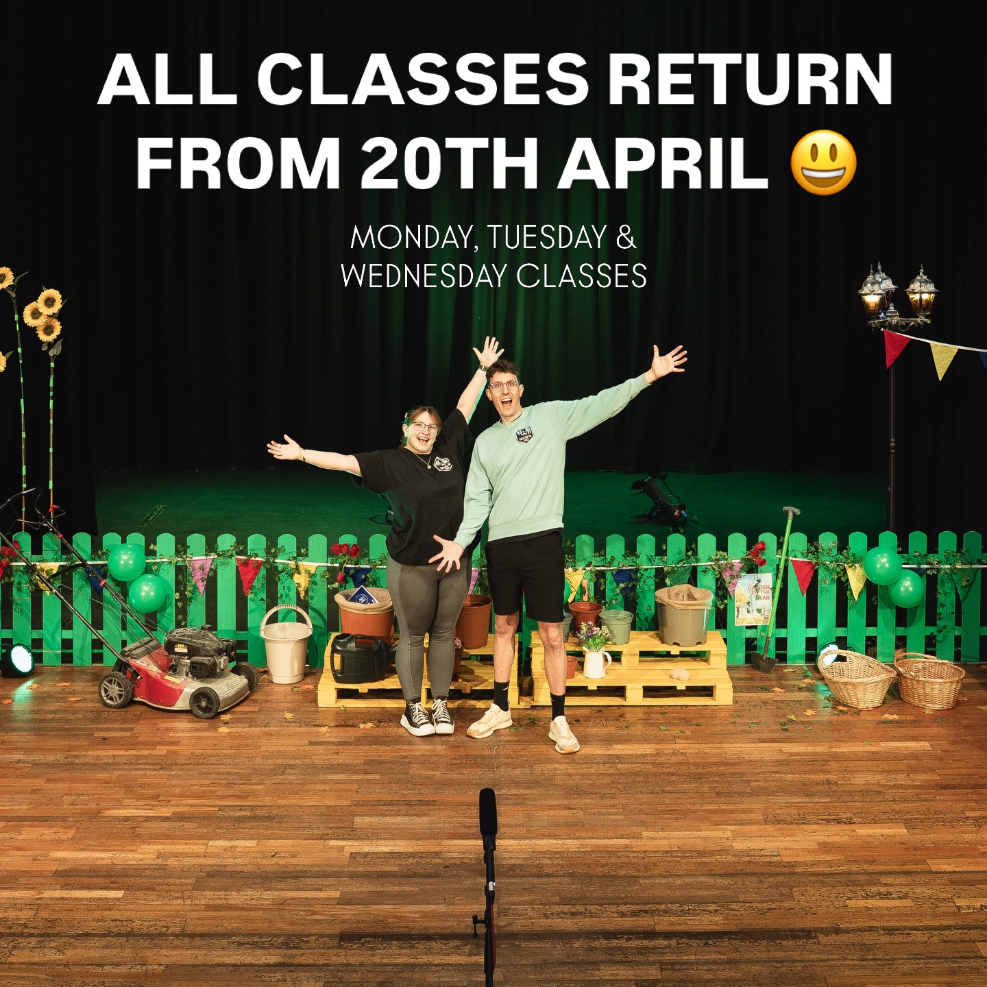 One week to go until all our drama classes are back for Summer Term. ☀️ I’m also back in the office from this Wednesday 15th April, so I’ll get back to you all then. 😊
Classes run at the same times, days and locations, and there’s lots of new actors to welcome in, too!! 🎉
#dramaclasses #liverpool #youngactors #originalplays #actinggroupforkids