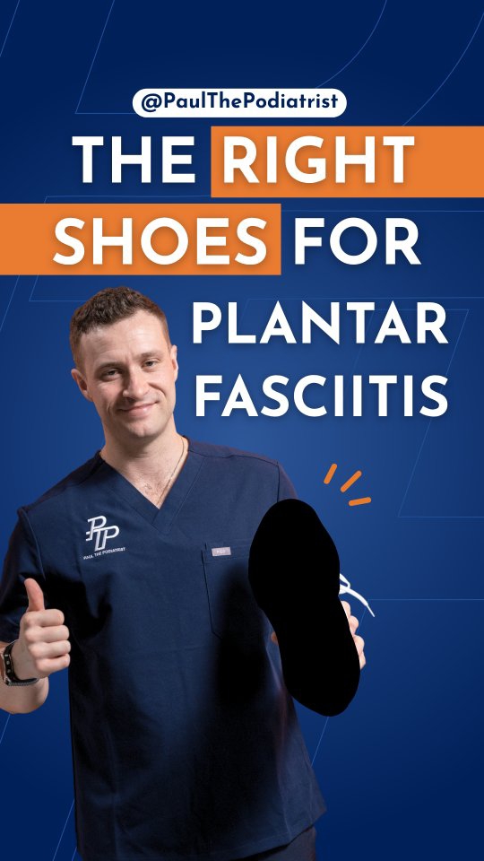 The right shoes for this condition can make all the difference in pain relief throughout your recovery. Comment “Great Shoe” I’ll send you the link to check out my Plantar Fasciitis Master sheet of over 50 different shoes. #fypsg #foothealth #plantarfasciitis #shoes