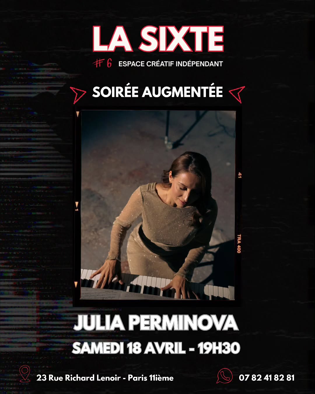 📌 RDV samedi 18 avril à La Sixte Augmentée ! 🔥
Billetterie en story à la une !